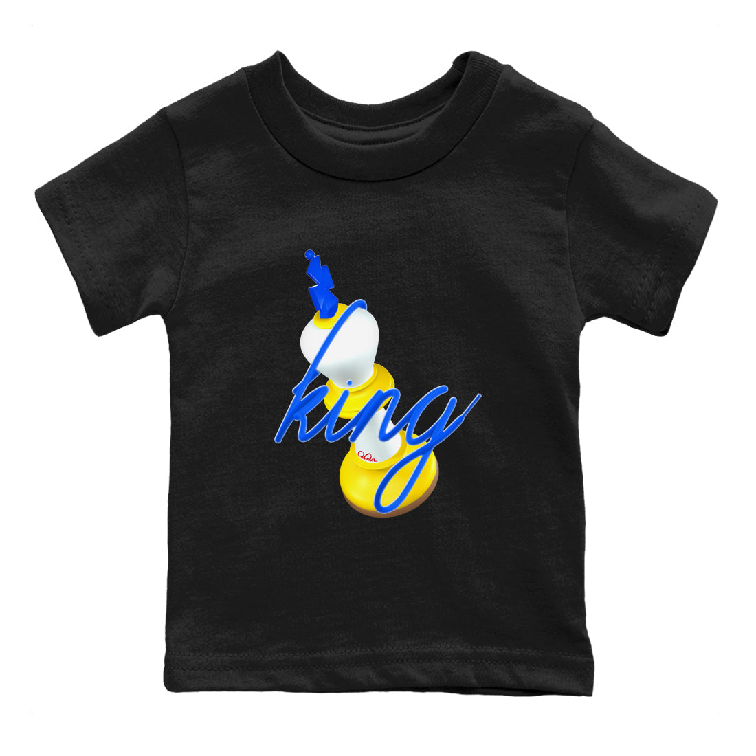 3D King snkmatch Tees Kids - Air Jordan 1 Travis Scott Canary