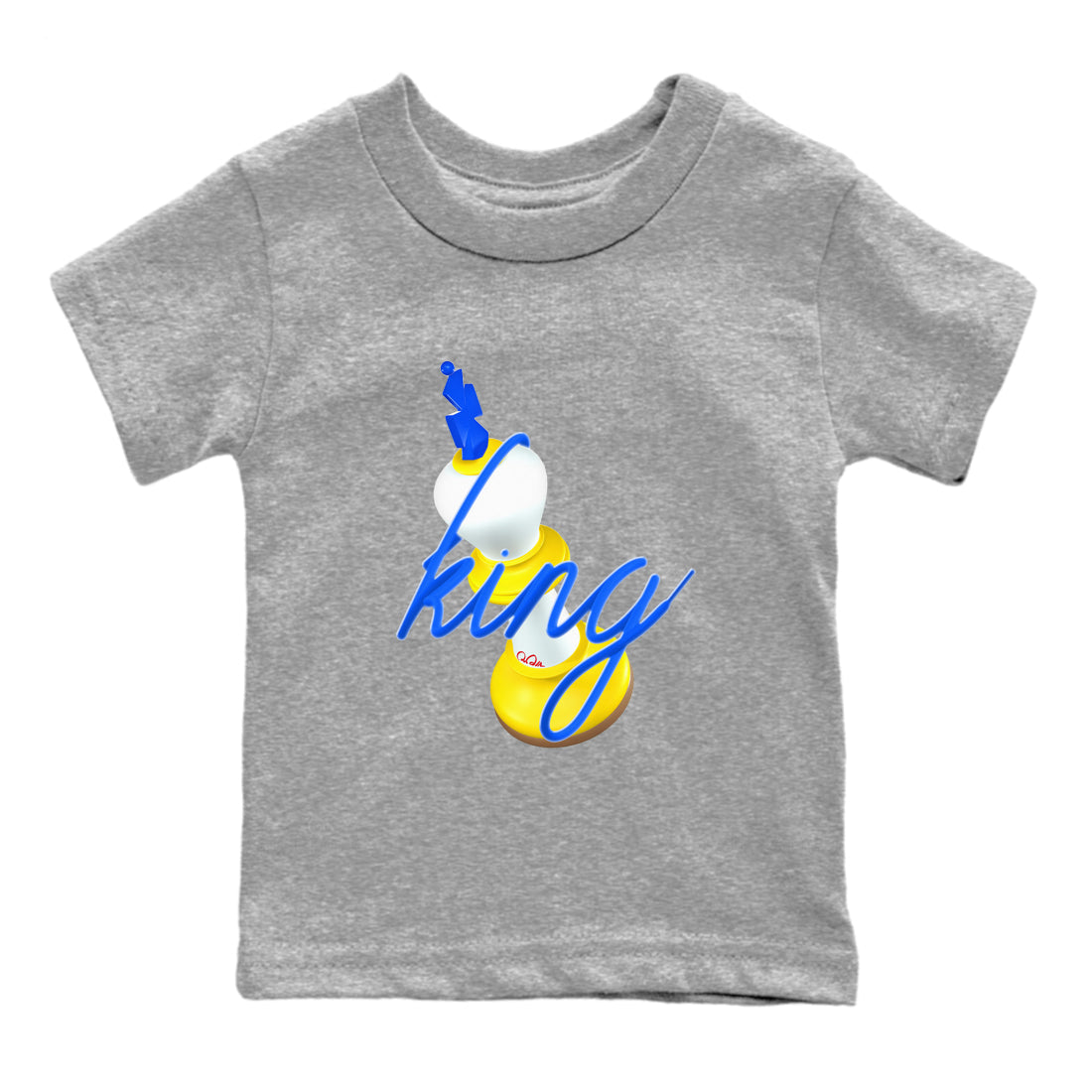 3D King snkmatch Tees Kids - Air Jordan 1 Travis Scott Canary