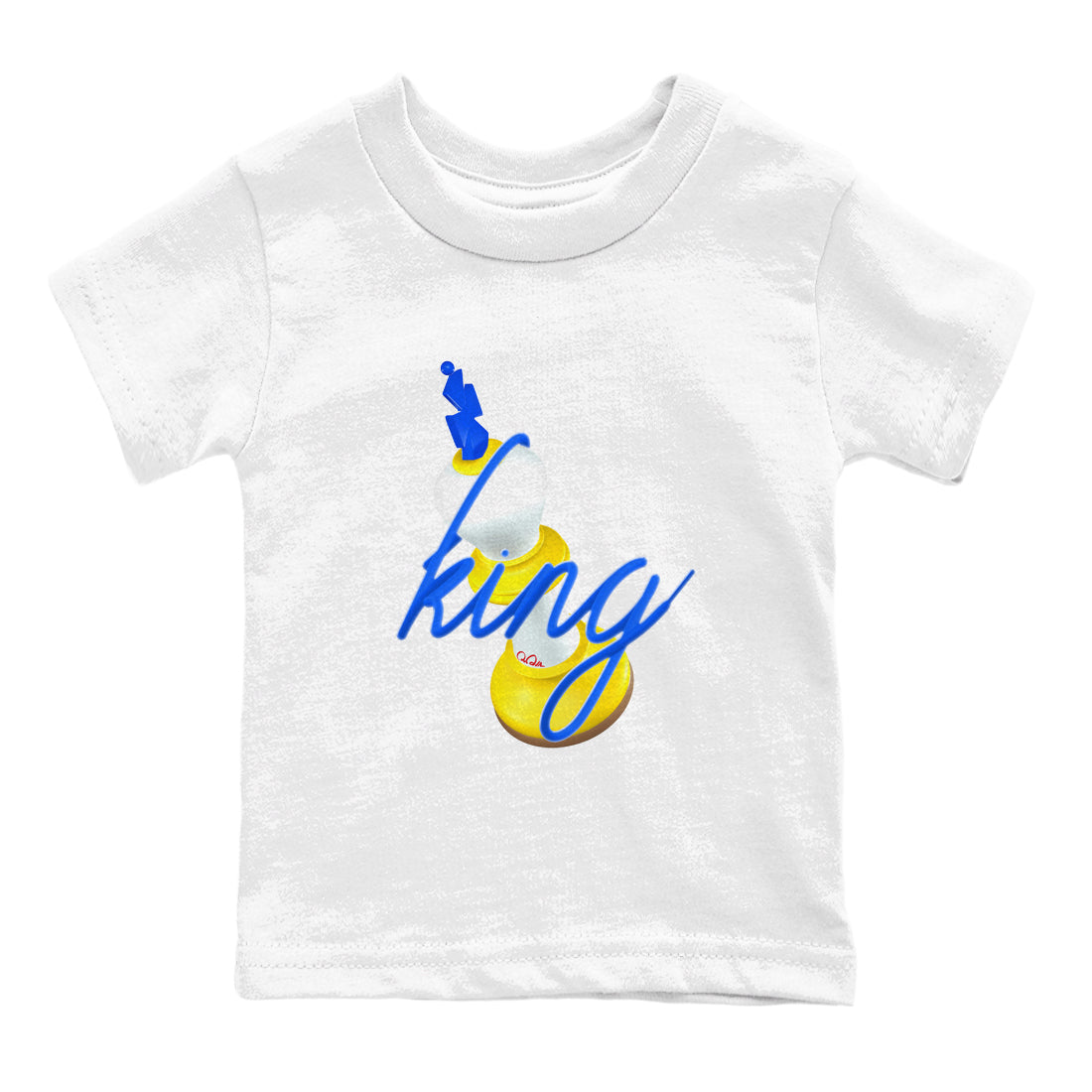 3D King snkmatch Tees Kids - Air Jordan 1 Travis Scott Canary