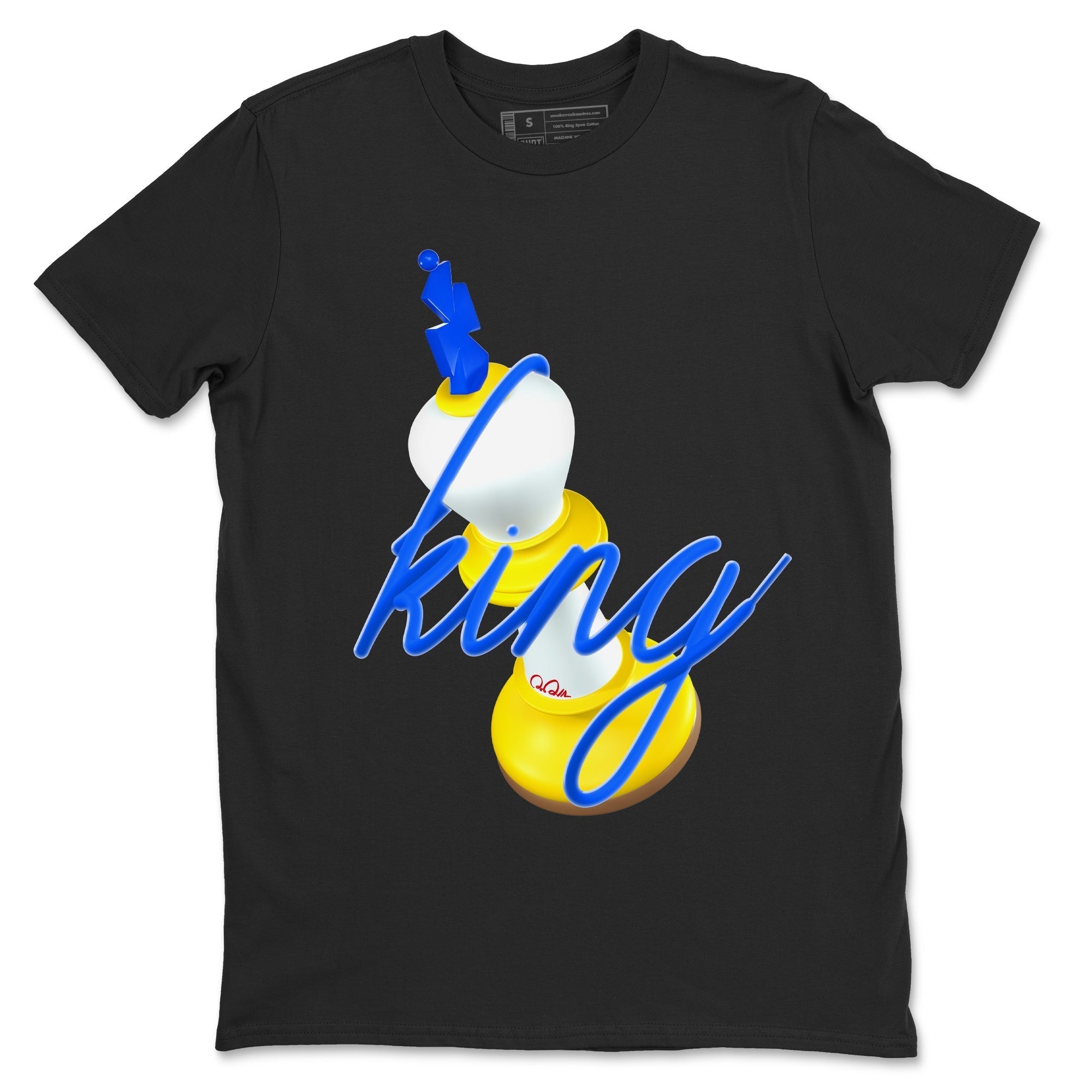 3D King snkmatch Tees - Air Jordan 1 Travis Scott Canary