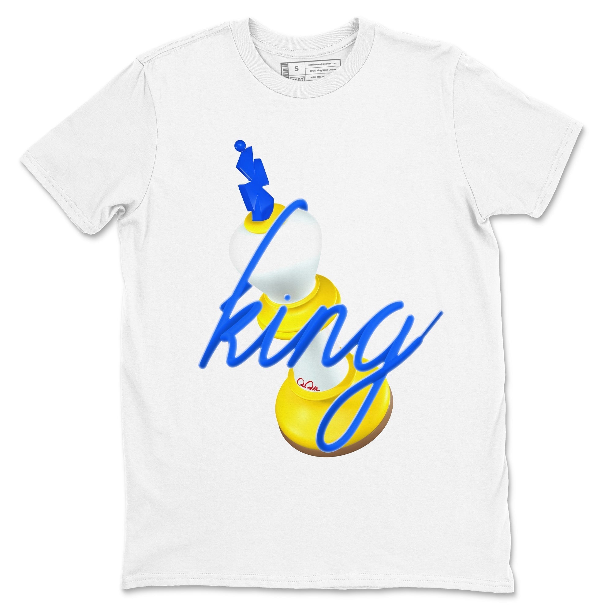 3D King snkmatch Tees - Air Jordan 1 Travis Scott Canary