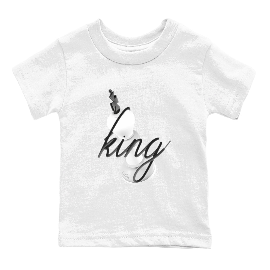 3D King snkmatch Tees Kids - Air Jordan 1 Wolf Grey