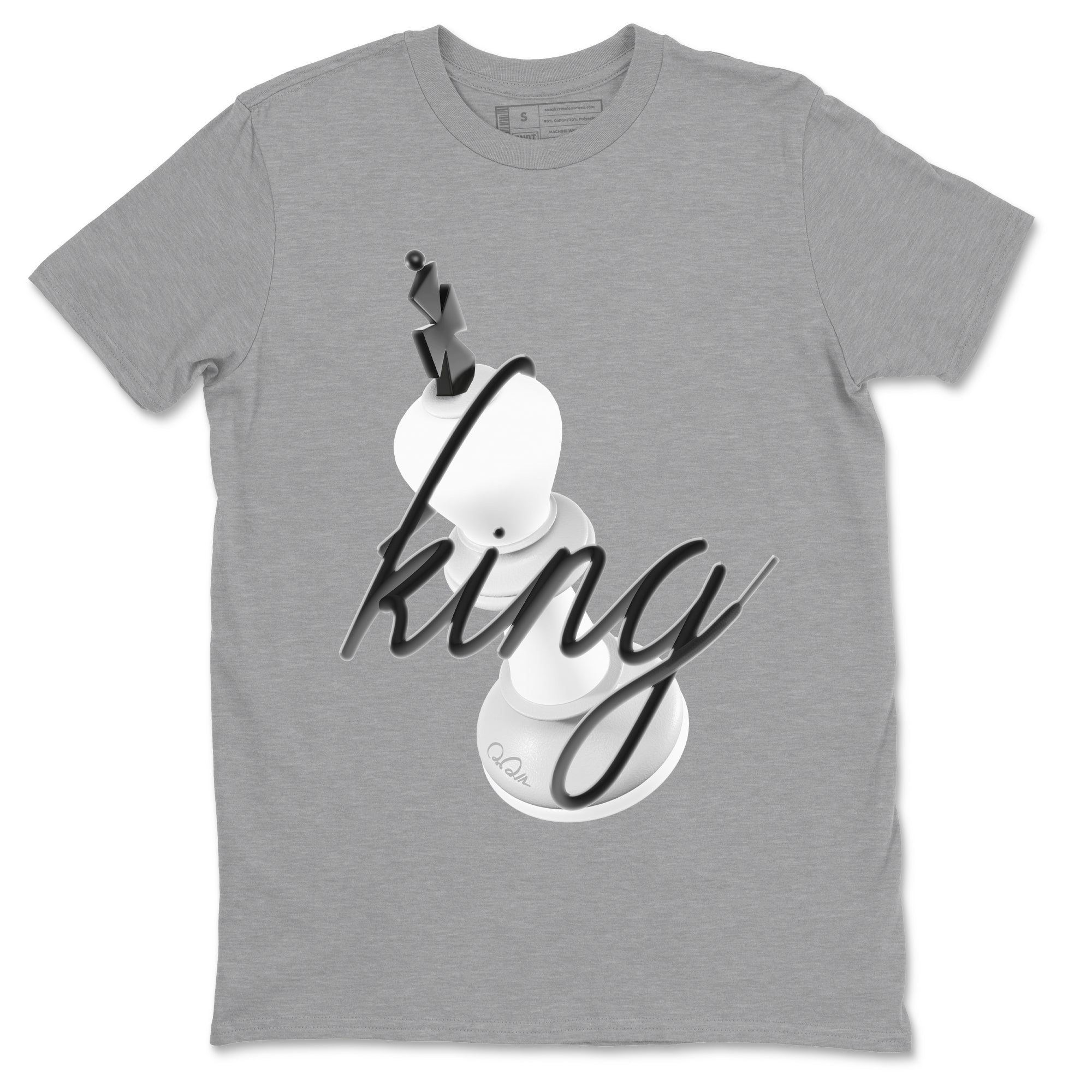 3D King snkmatch Tees - Air Jordan 1 Wolf Grey