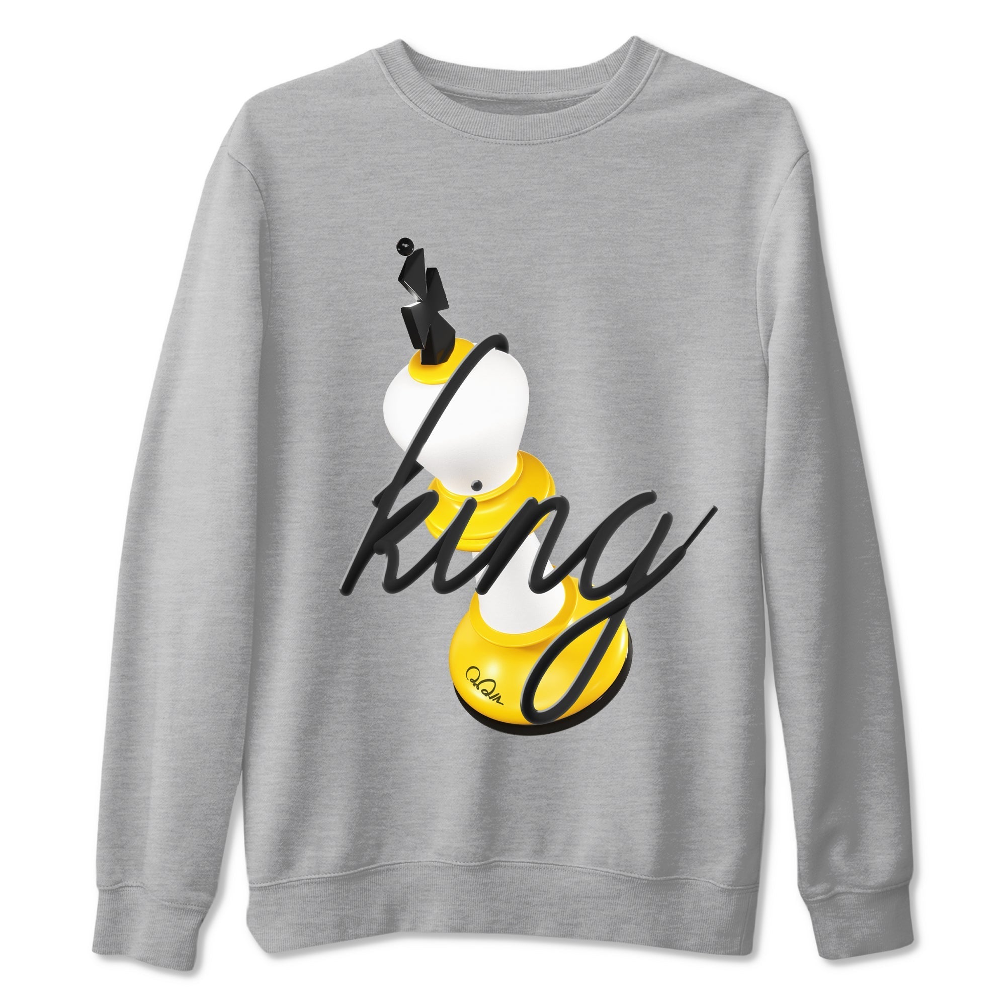 3D King snkmatch Tees - Air Jordan 1 Yellow Ochre