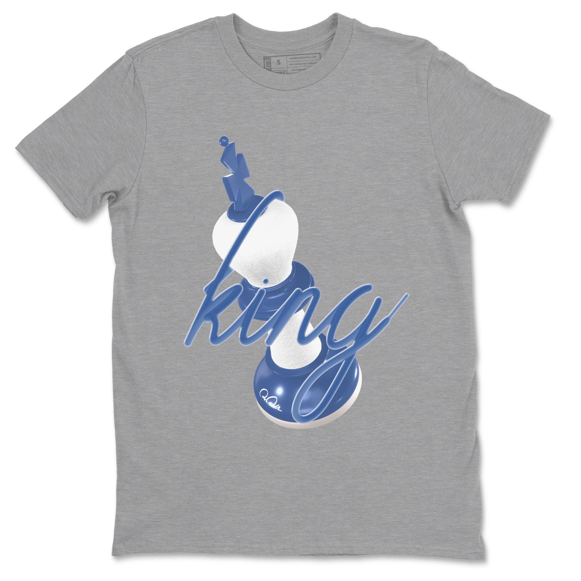 3D King snkmatch Tees - Air Jordan 11 Diffused Blue