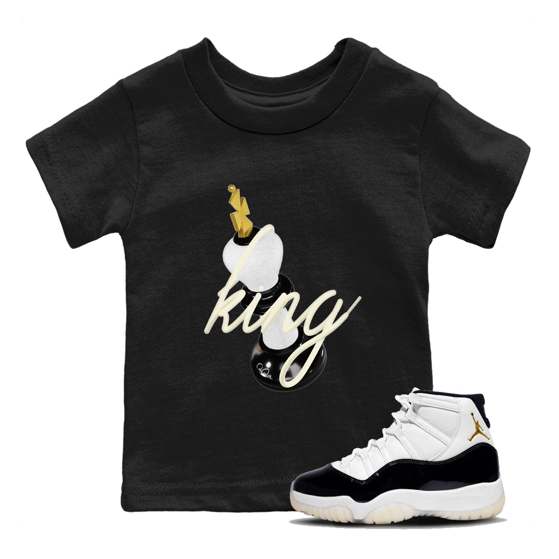 3D King snkmatch Tee Kids - Air Jordan 11 Gratitude