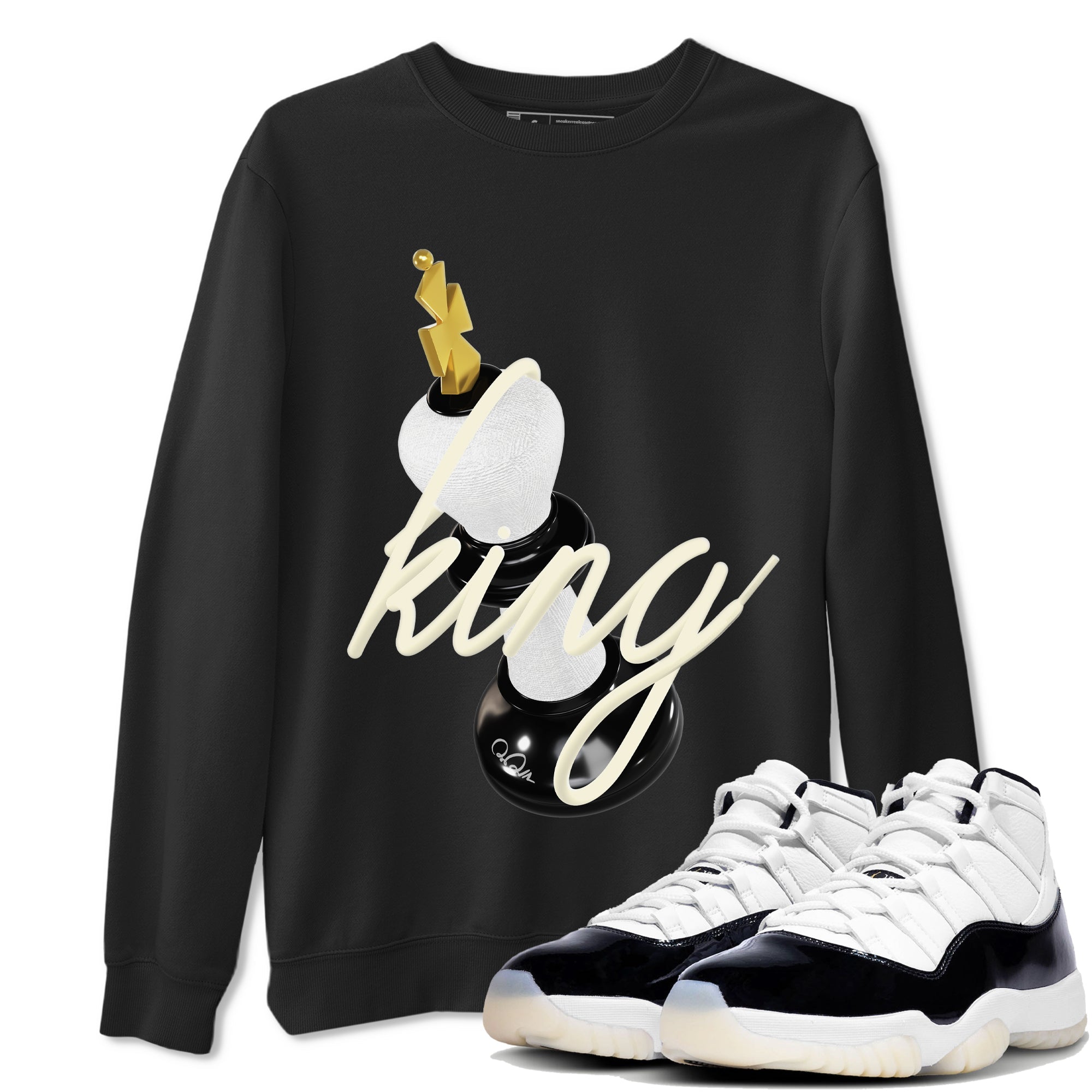 3D King snkmatch Tee - Air Jordan 11 Gratitude