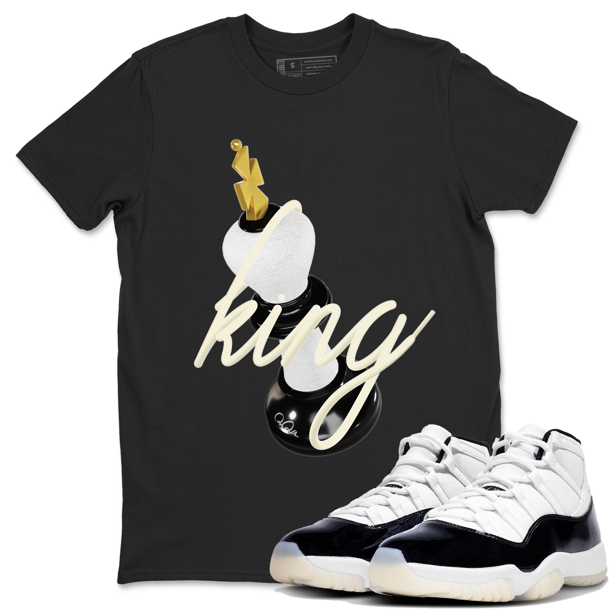 3D King snkmatch Tee - Air Jordan 11 Gratitude