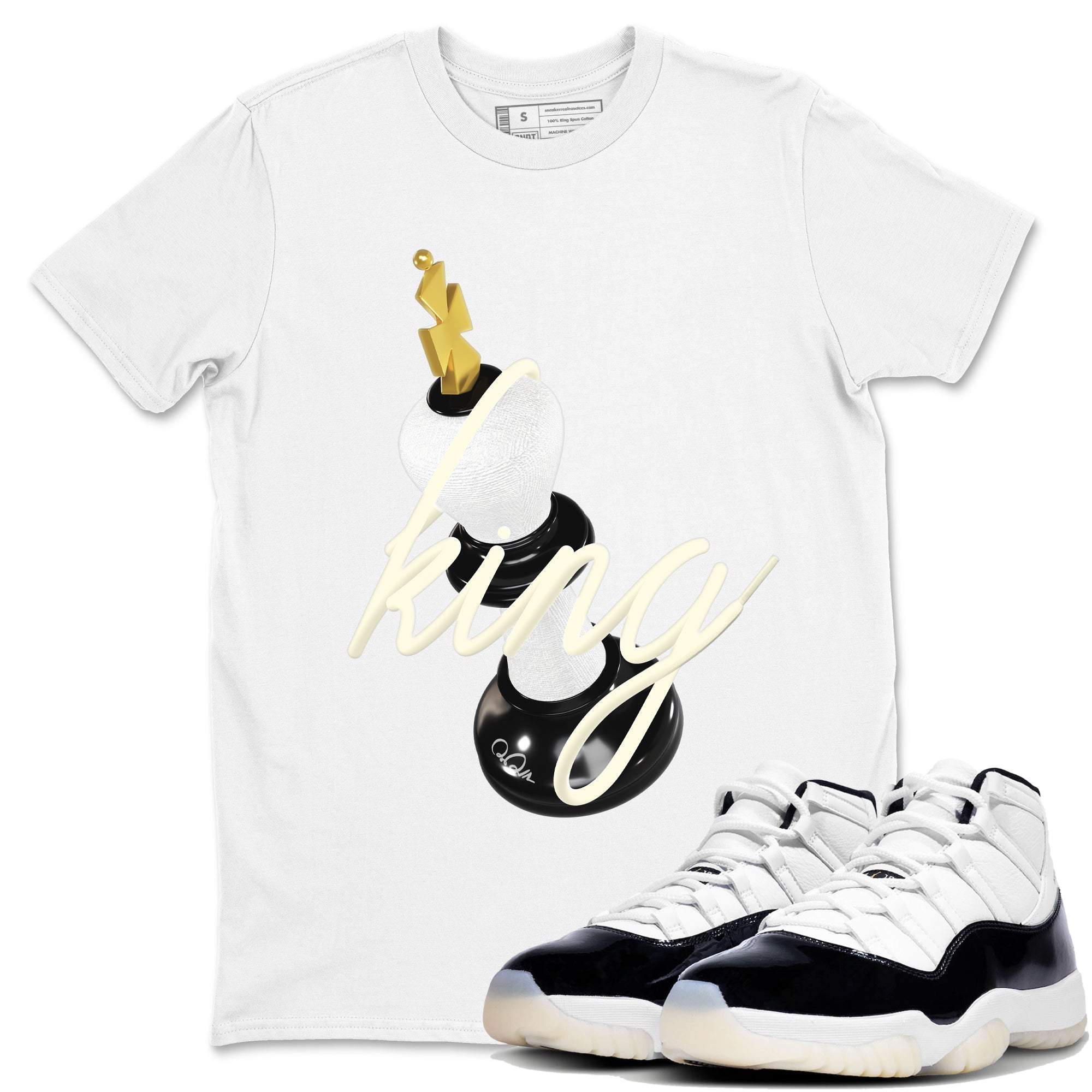 3D King snkmatch Tee - Air Jordan 11 Gratitude