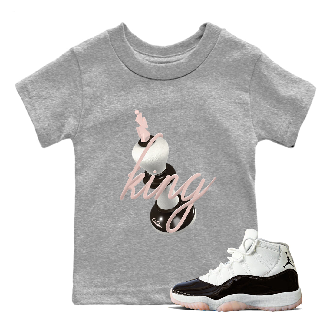 3D King snkmatch Tee Kids - Air Jordan 11 Neapolitan