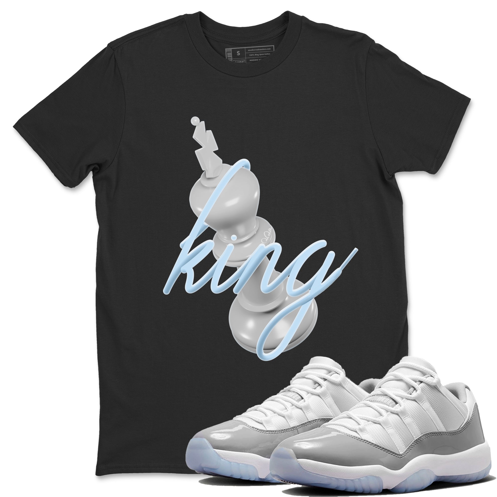 3D King Unisex Tops - Air Jordan 11 White Cement