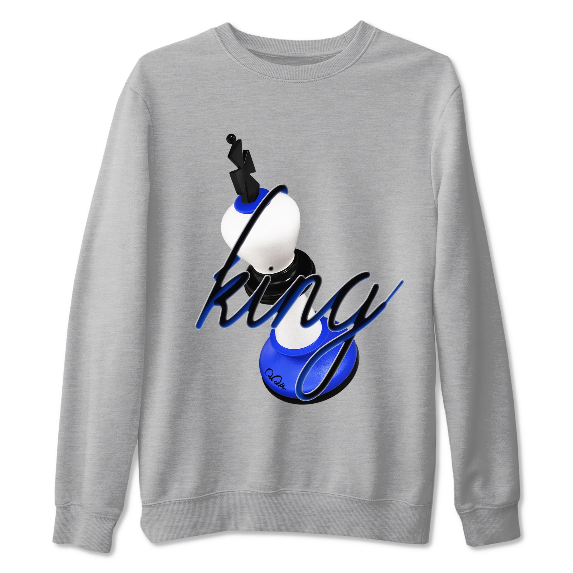 3D King snkmatch Tees - Air Jordan 12 Blueberry