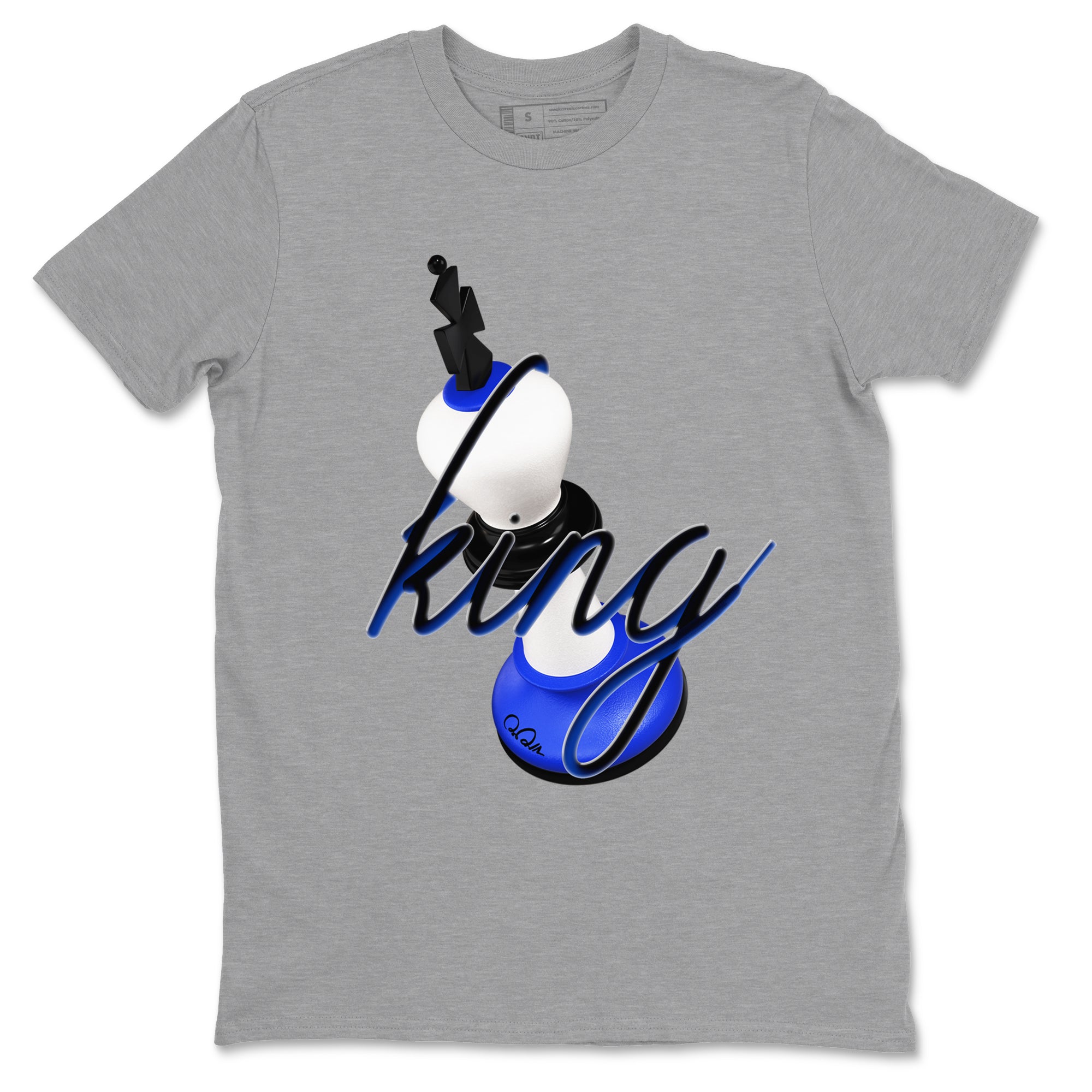 3D King snkmatch Tees - Air Jordan 12 Blueberry
