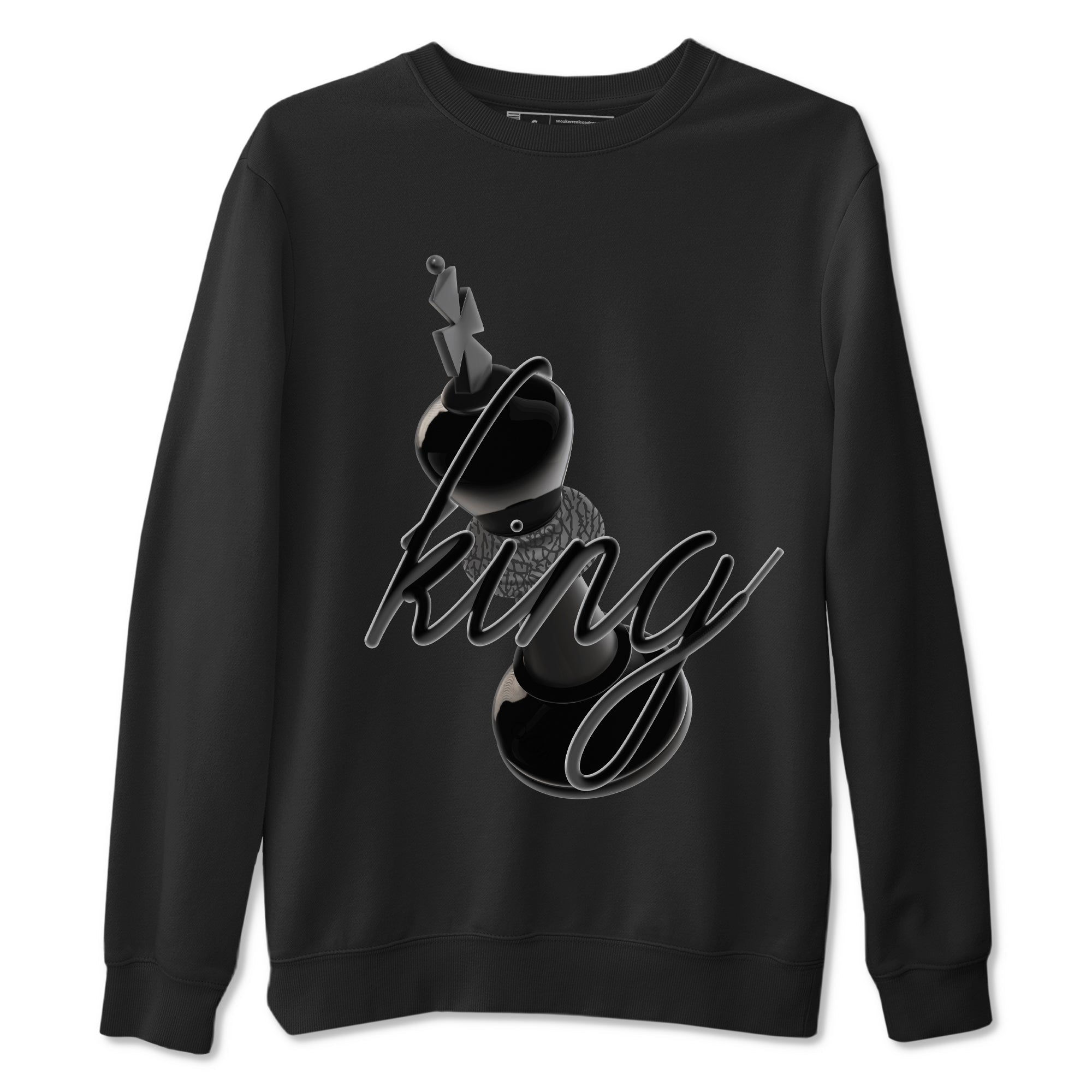 3D King snkmatch Tees - Air Jordan 3 Black Cat