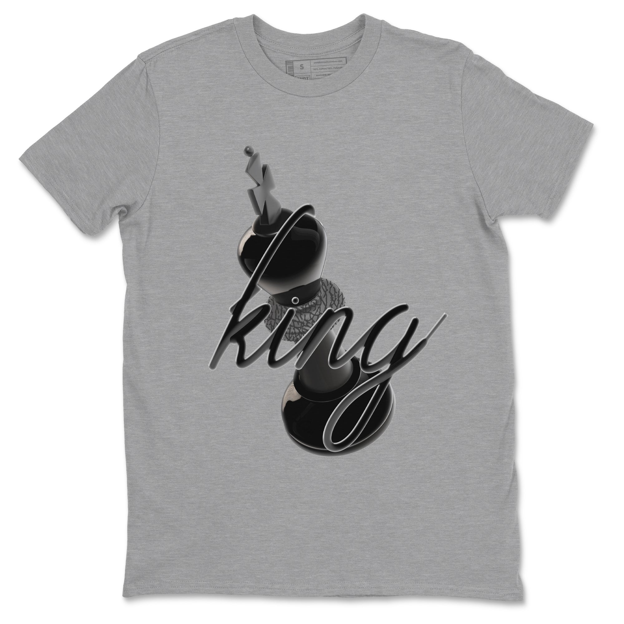 3D King snkmatch Tees - Air Jordan 3 Black Cat