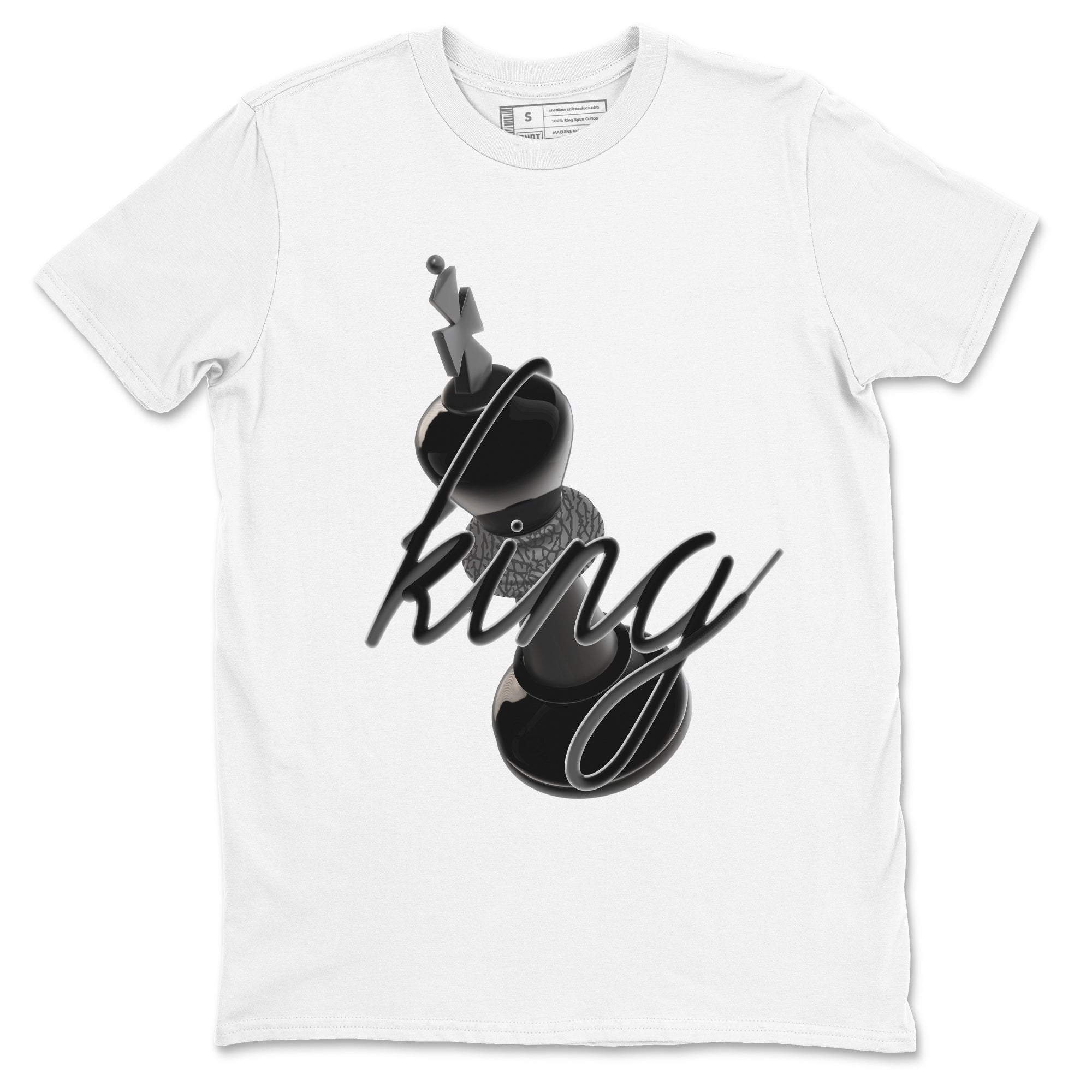 3D King snkmatch Tees - Air Jordan 3 Black Cat