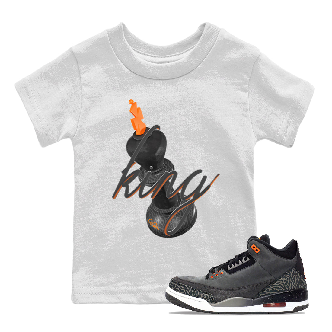 3D King snkmatch Tee Kids - Air Jordan 3 Fear