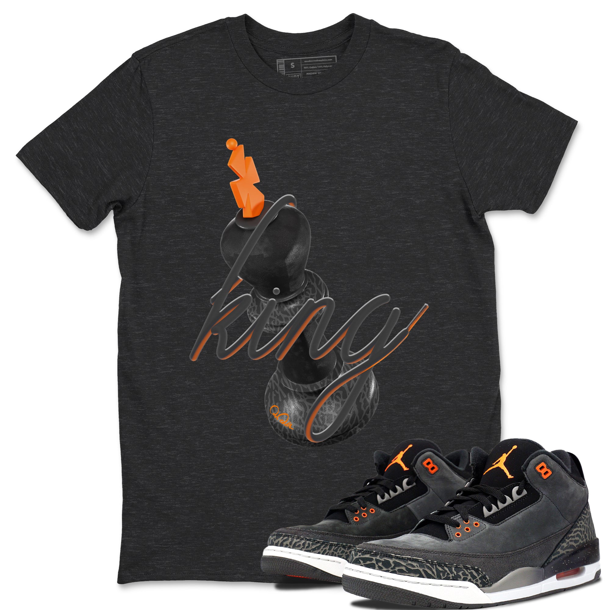 3D King snkmatch Tee - Air Jordan 3 Fear