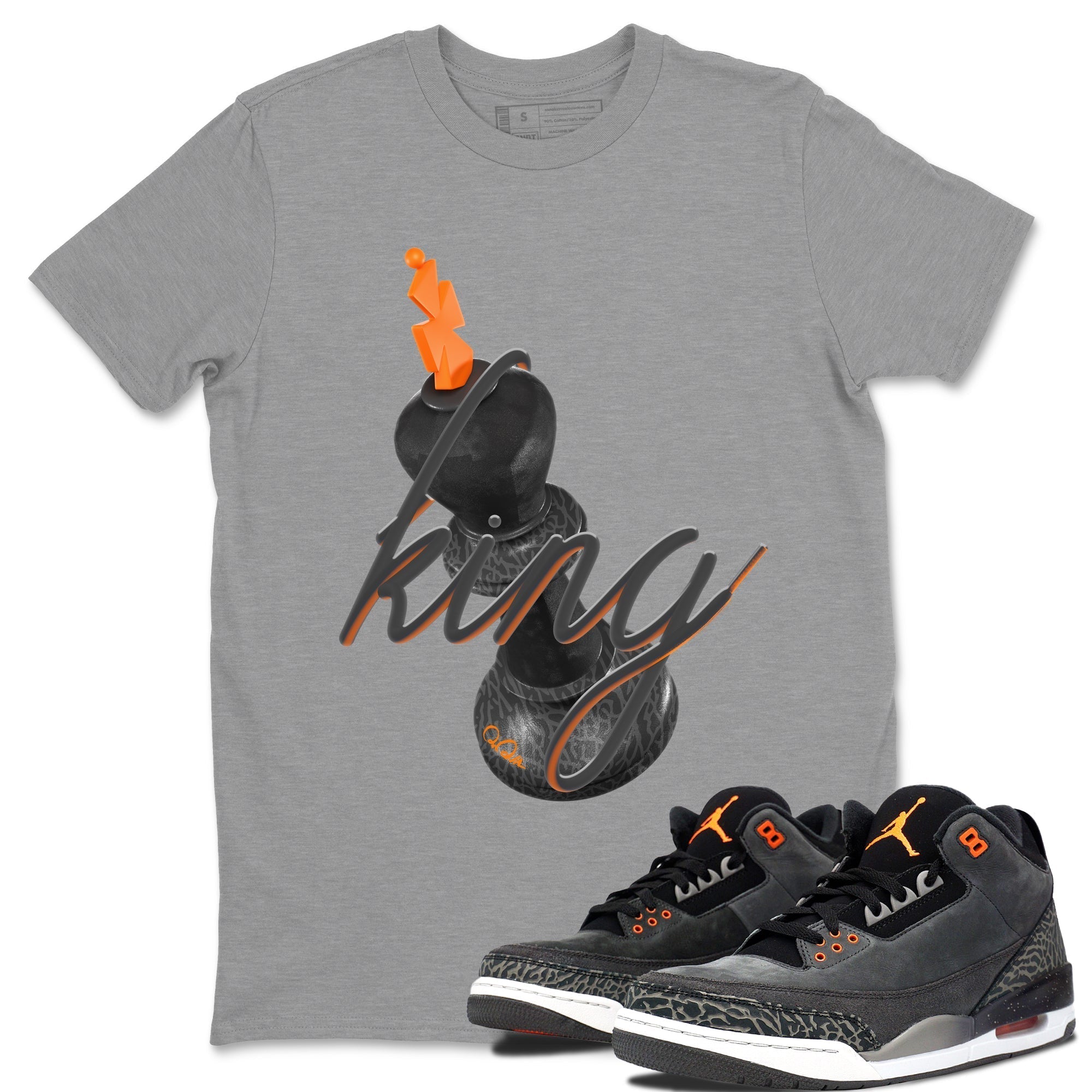 3D King snkmatch Tee - Air Jordan 3 Fear