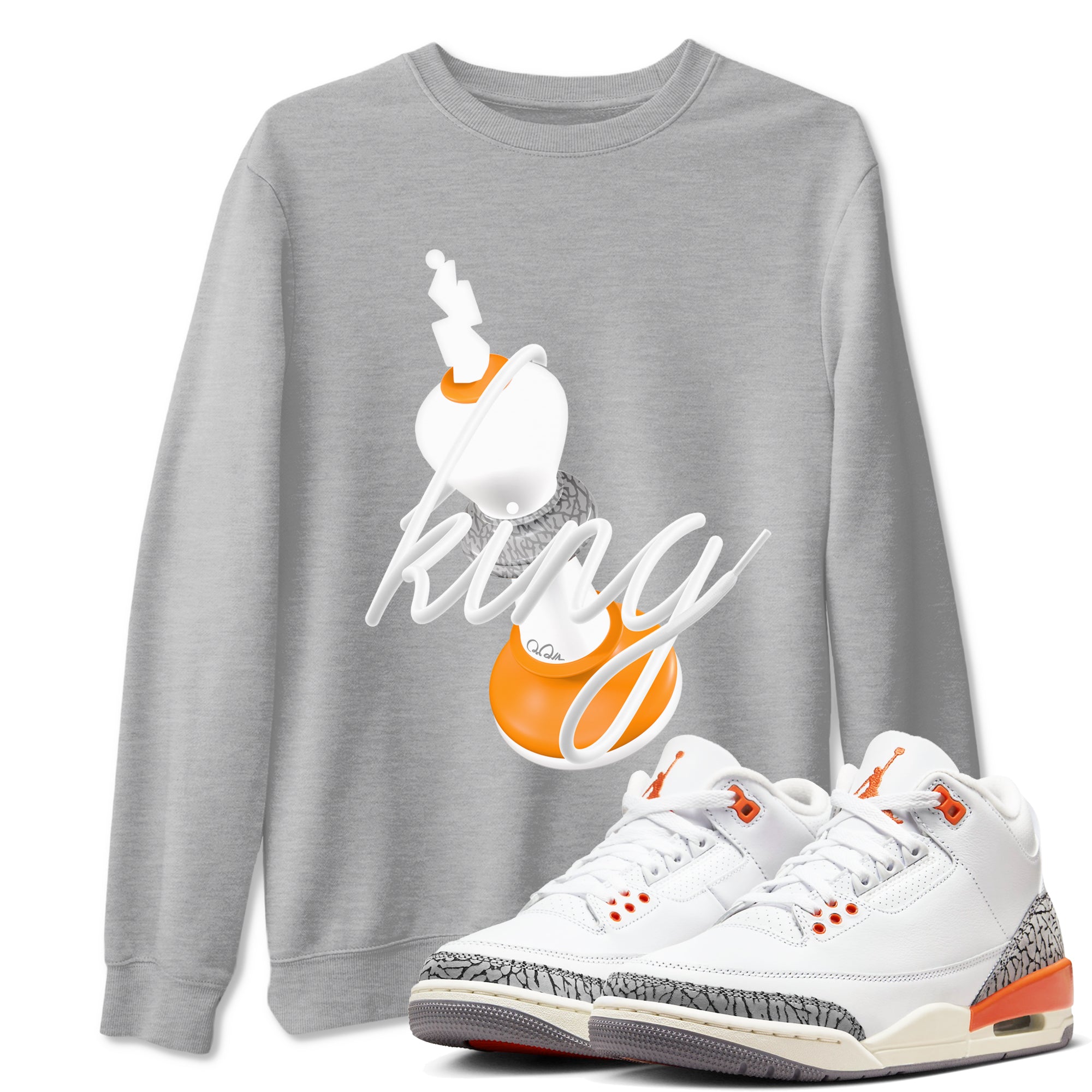3D King snkmatch Tees - Air Jordan 3 Georgia Peach