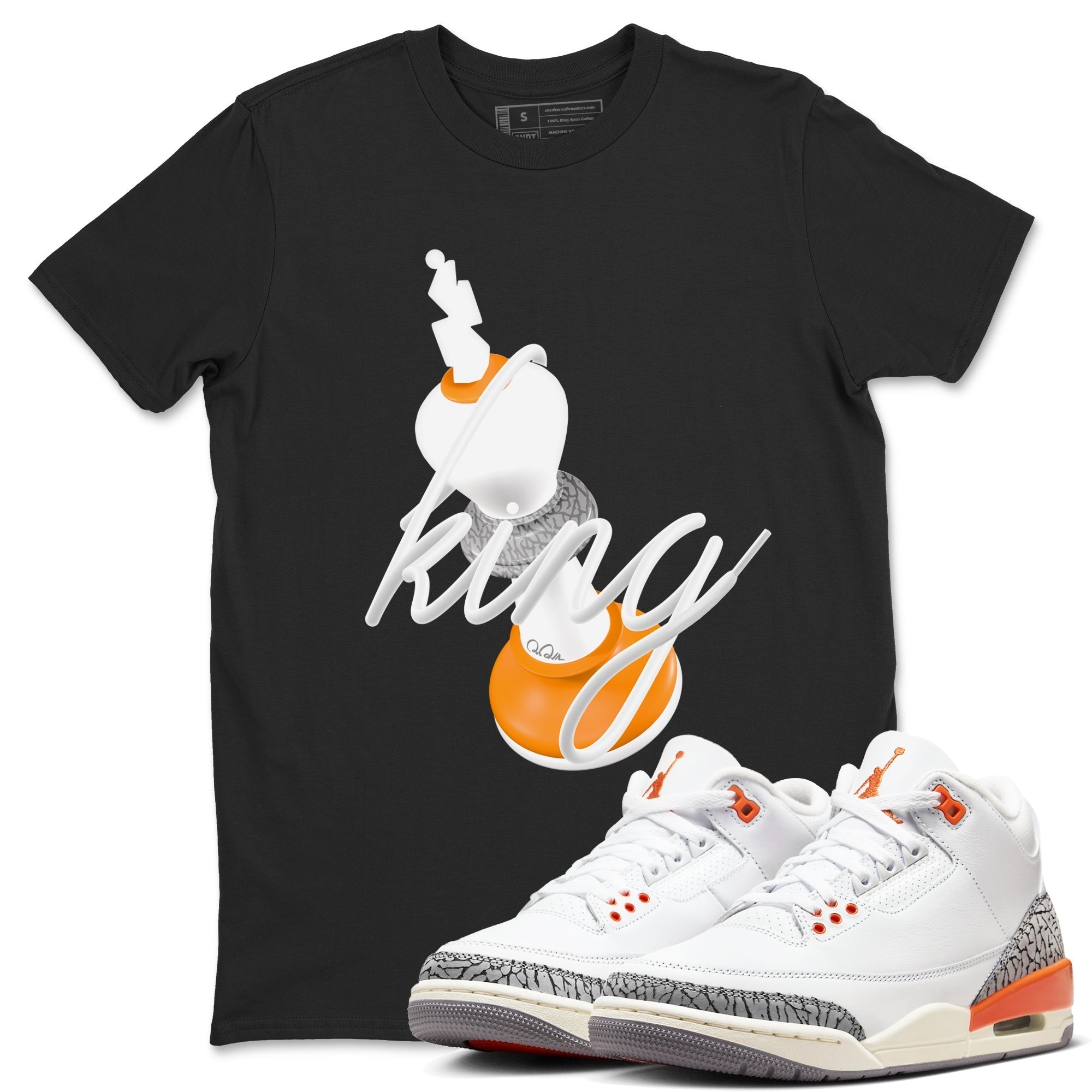3D King snkmatch Tees - Air Jordan 3 Georgia Peach
