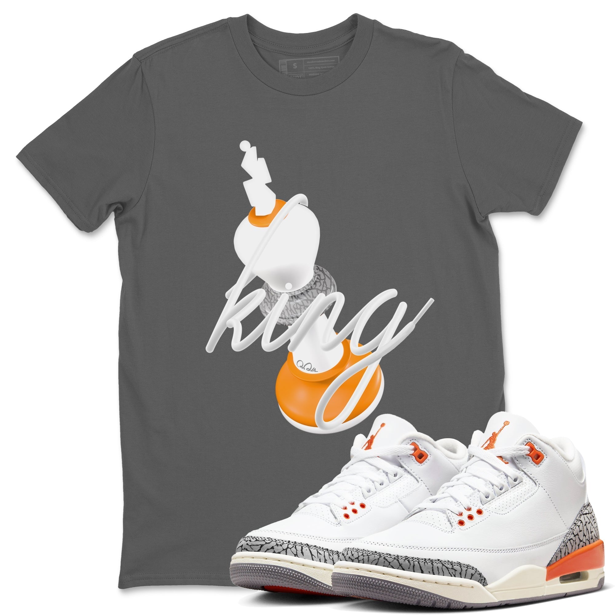 3D King snkmatch Tees - Air Jordan 3 Georgia Peach