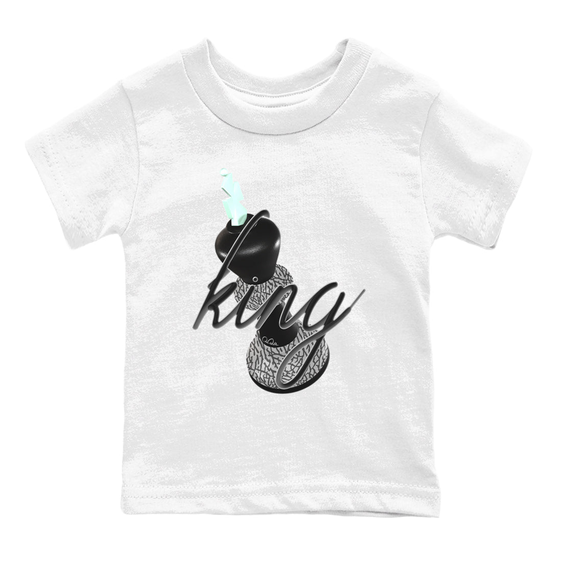 3D King snkmatch Tees Kids - Air Jordan 3 Green Glow