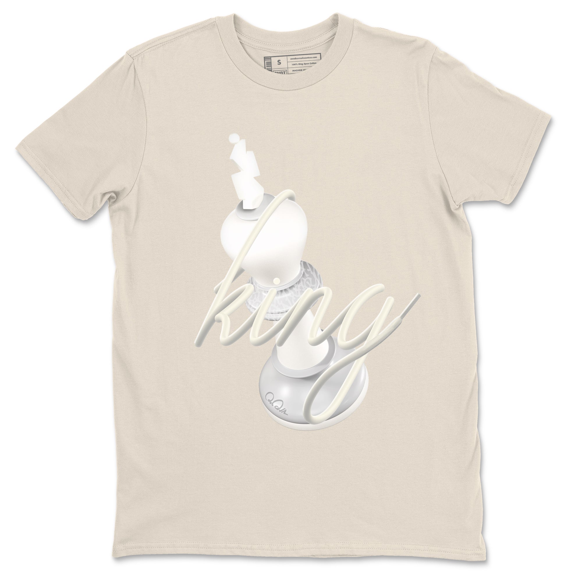 3D King snkmatch Tees - Air Jordan 3 Ivory