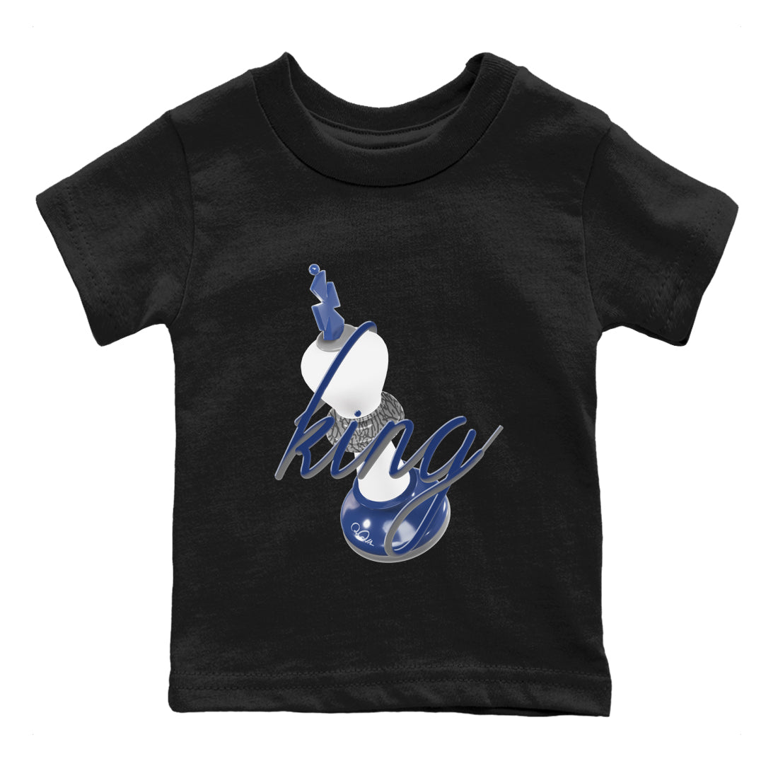 3D King snkmatch Tees Kids - Air Jordan 3 Midnight Navy 2023