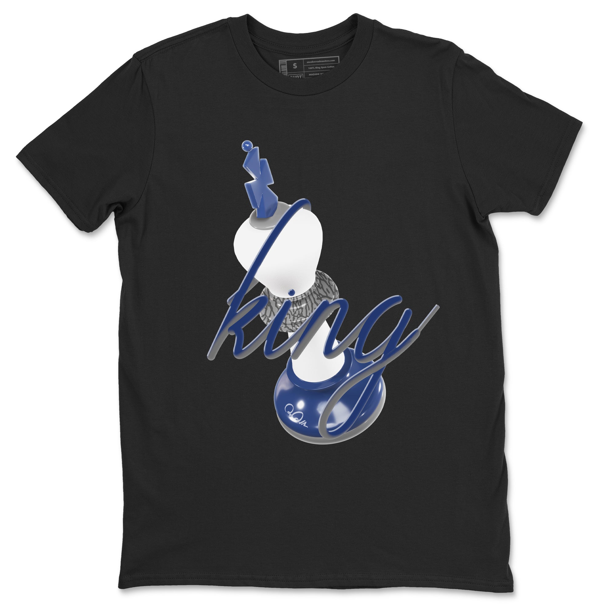 3D King snkmatch Tees - Air Jordan 3 Midnight Navy 2023