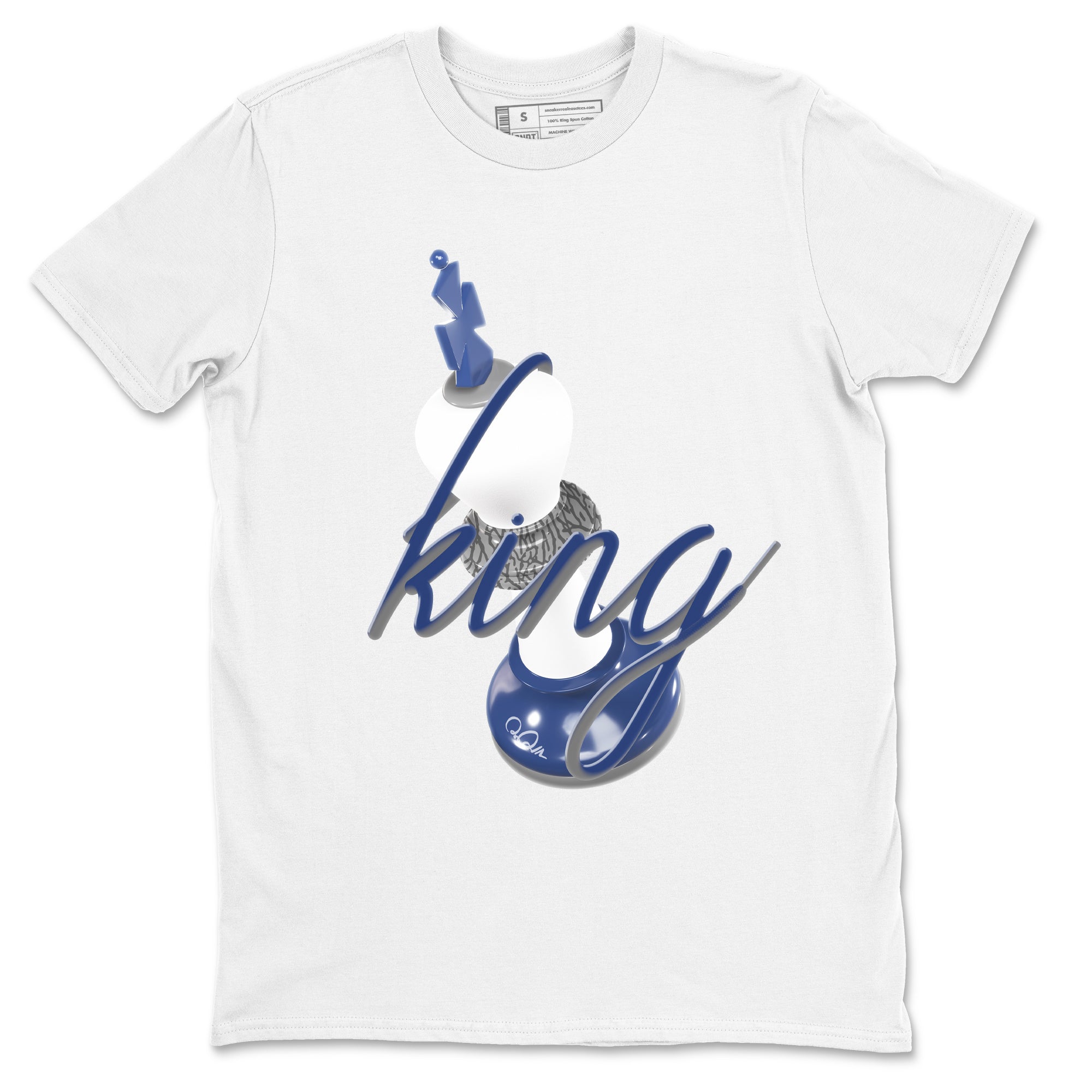 3D King snkmatch Tees - Air Jordan 3 Midnight Navy 2023