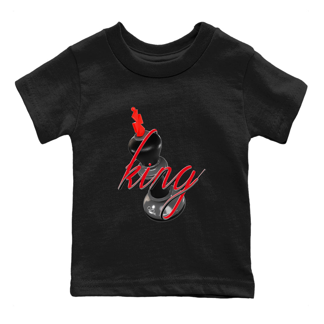 3D King snkmatch Tee Kids - Air Jordan 4 Bred Reimagined