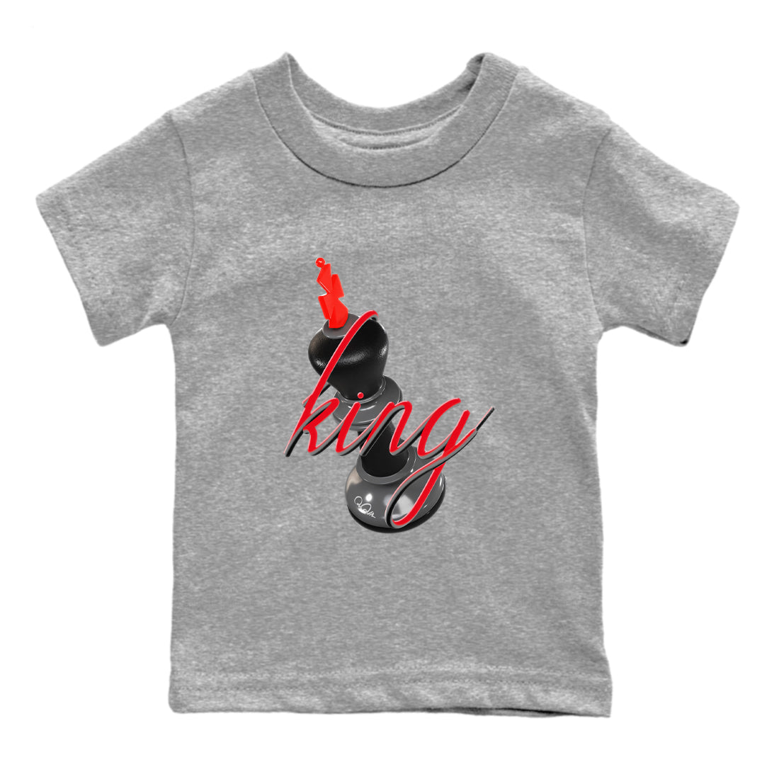 3D King snkmatch Tee Kids - Air Jordan 4 Bred Reimagined
