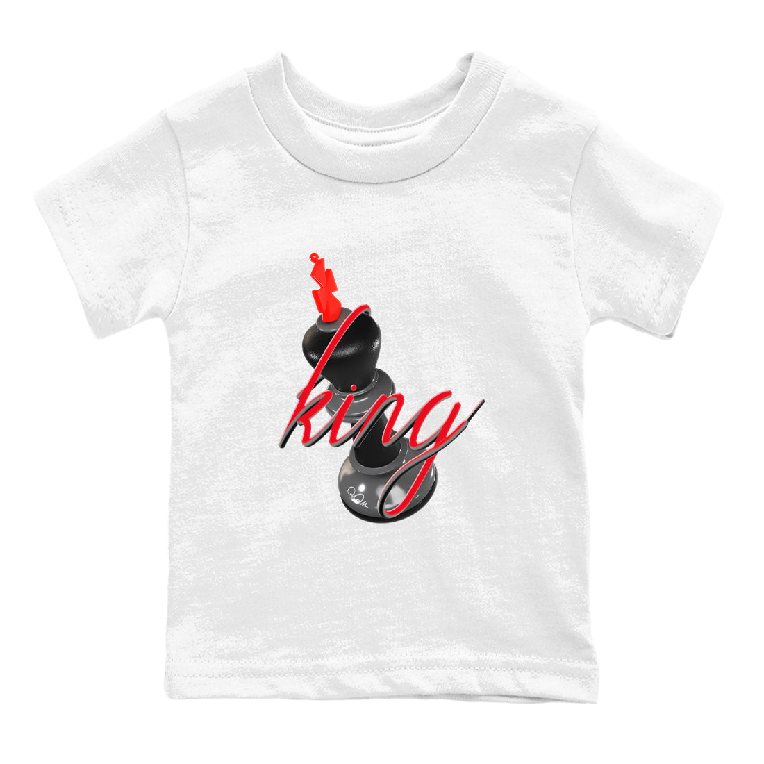3D King snkmatch Tee Kids - Air Jordan 4 Bred Reimagined