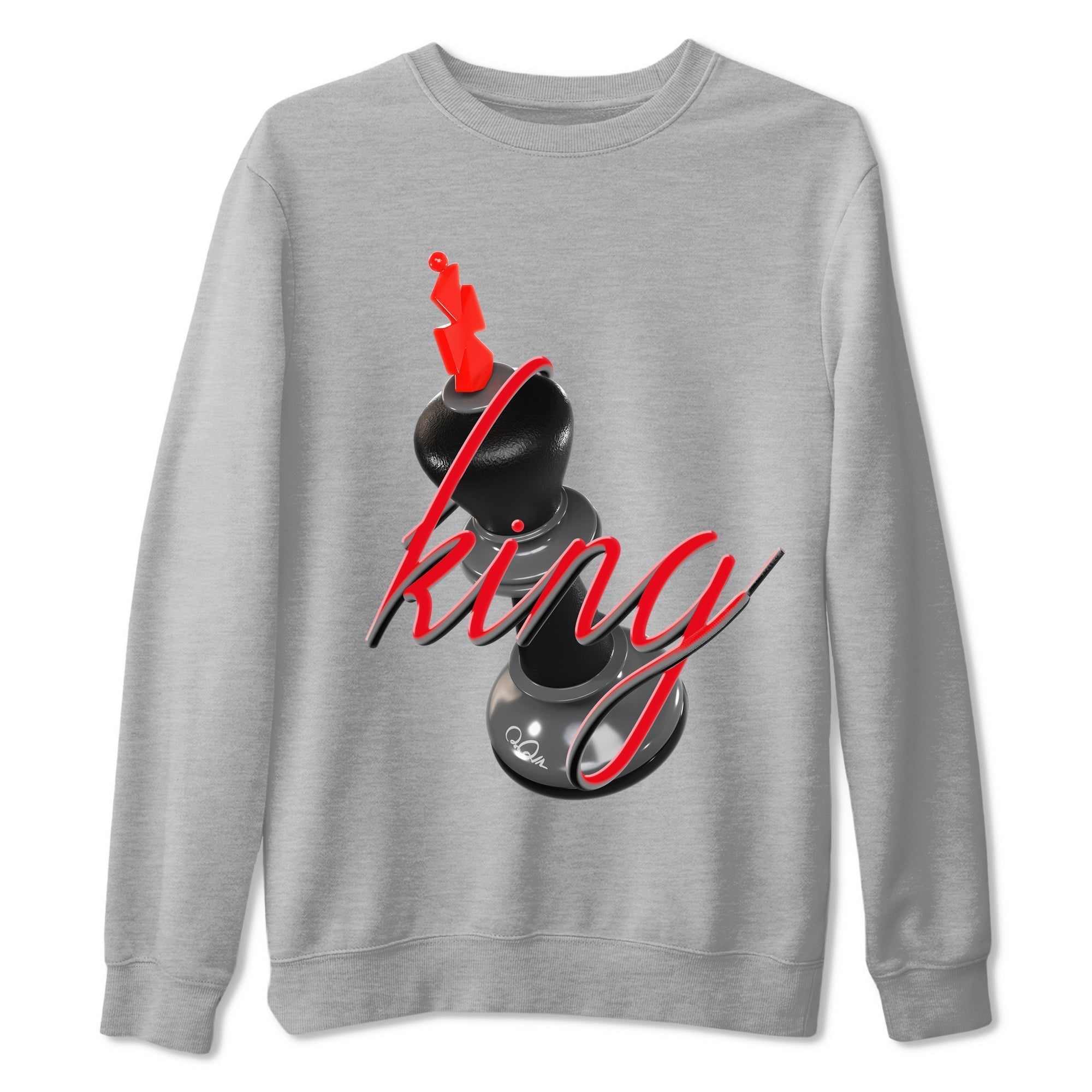 3D King snkmatch Tee - Air Jordan 4 Bred Reimagined