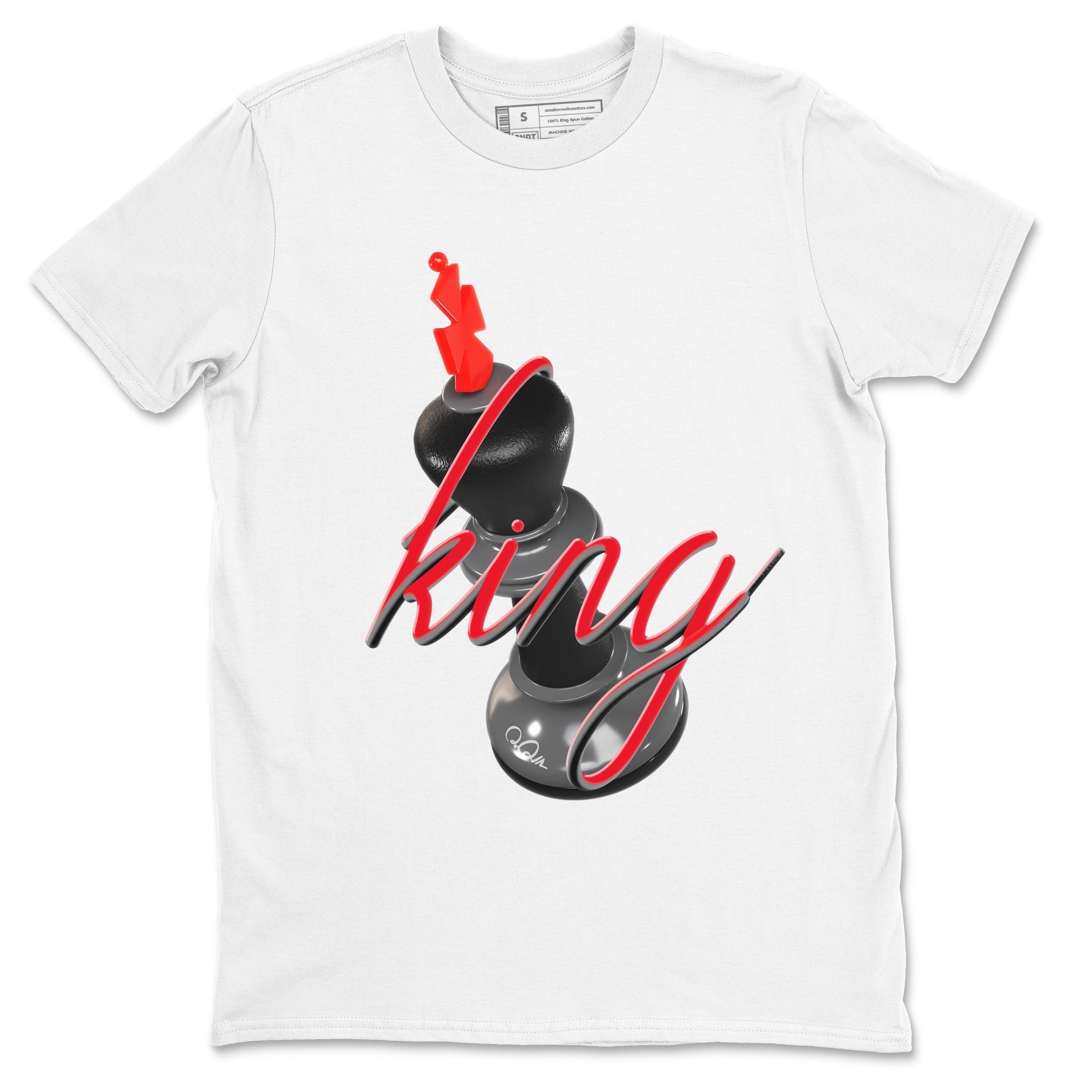3D King snkmatch Tee - Air Jordan 4 Bred Reimagined