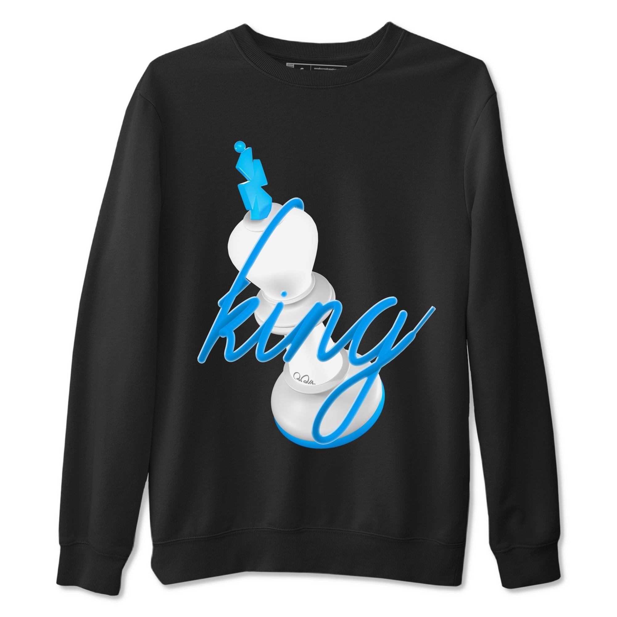 3D King snkmatch Tees - Air Jordan 4 Military Blue