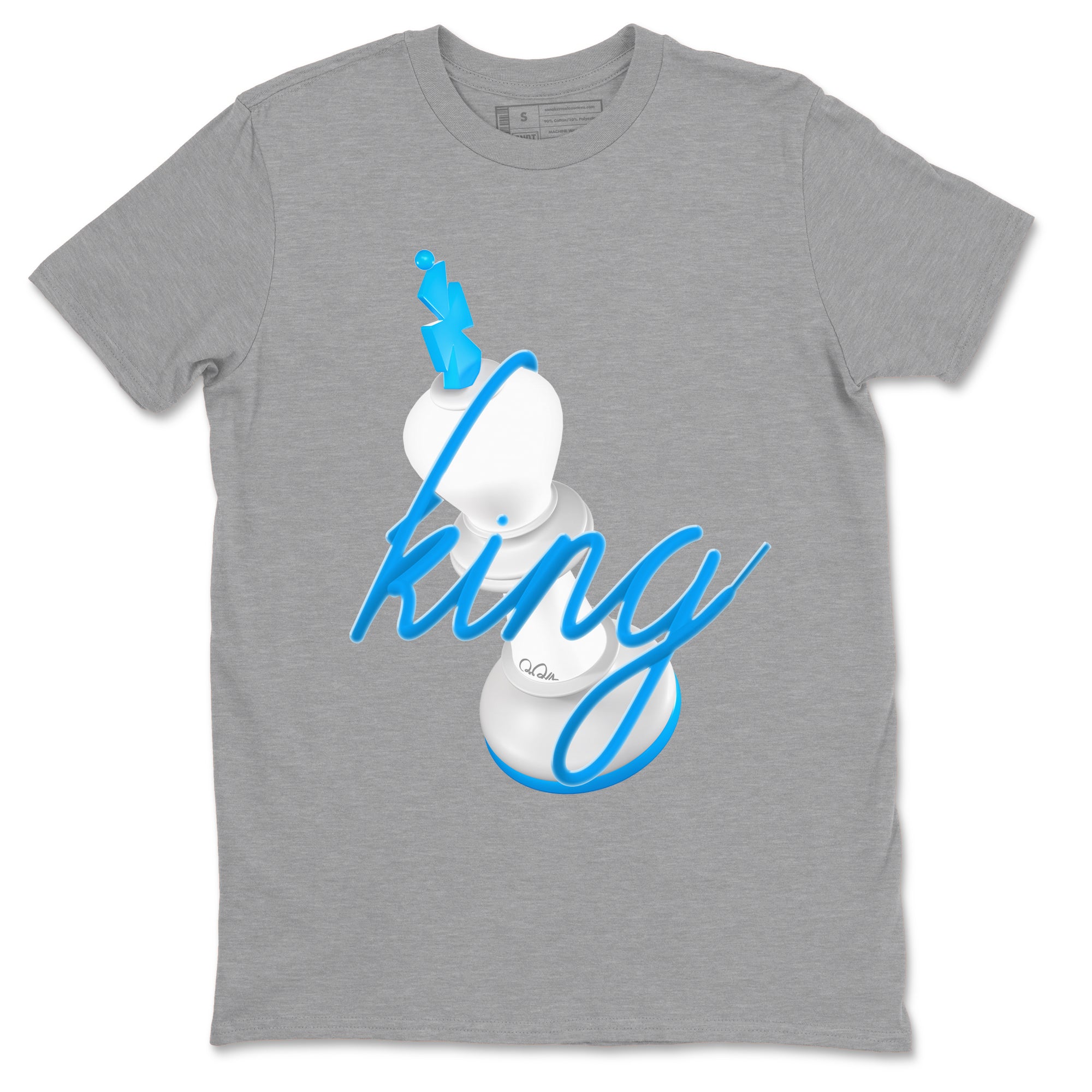 3D King snkmatch Tees - Air Jordan 4 Military Blue