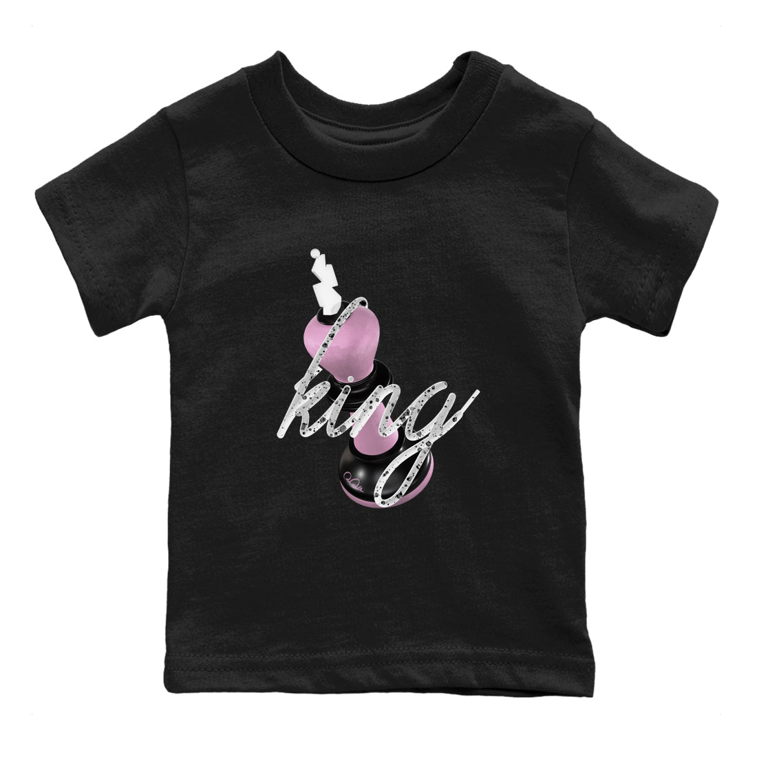 3D King snkmatch Tees Kids - Air Jordan 4 Orchid