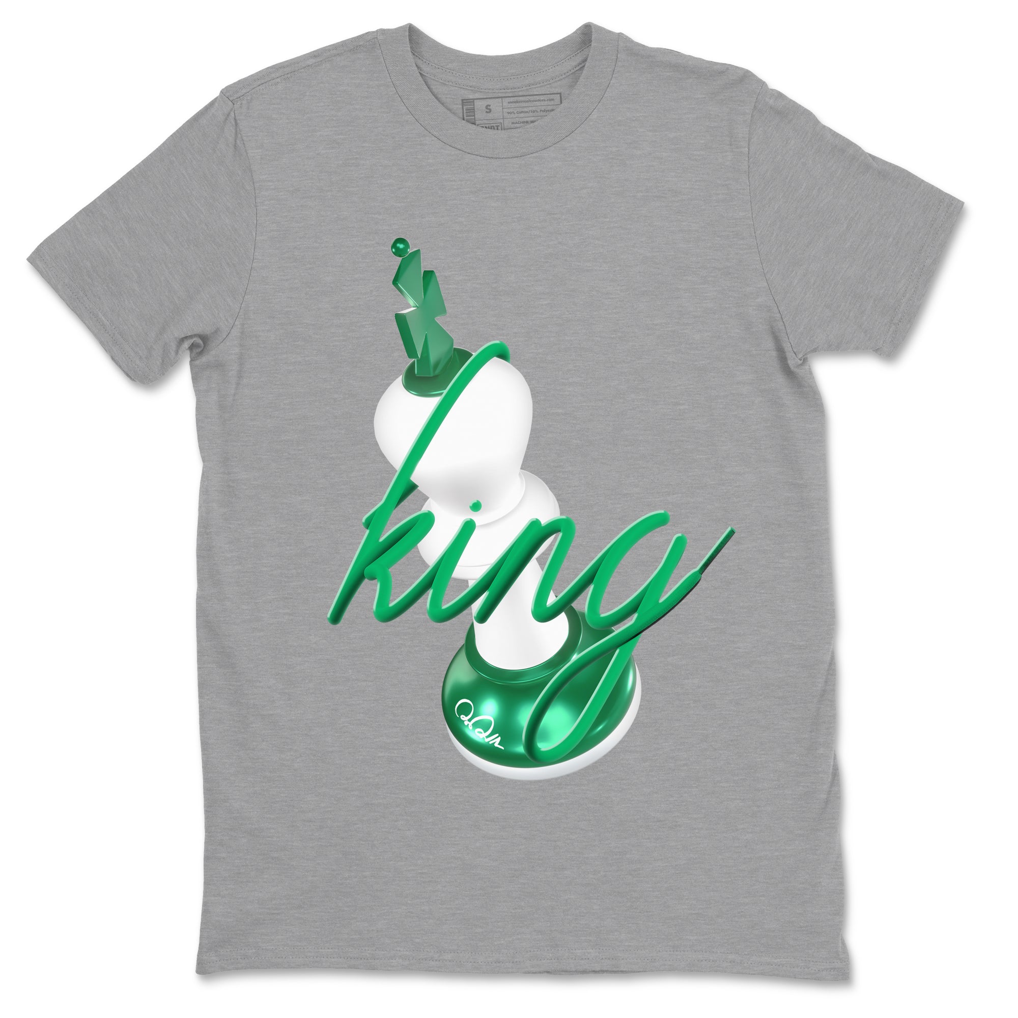 3D King snkmatch Tees - Air Jordan 4 Oxidized Green