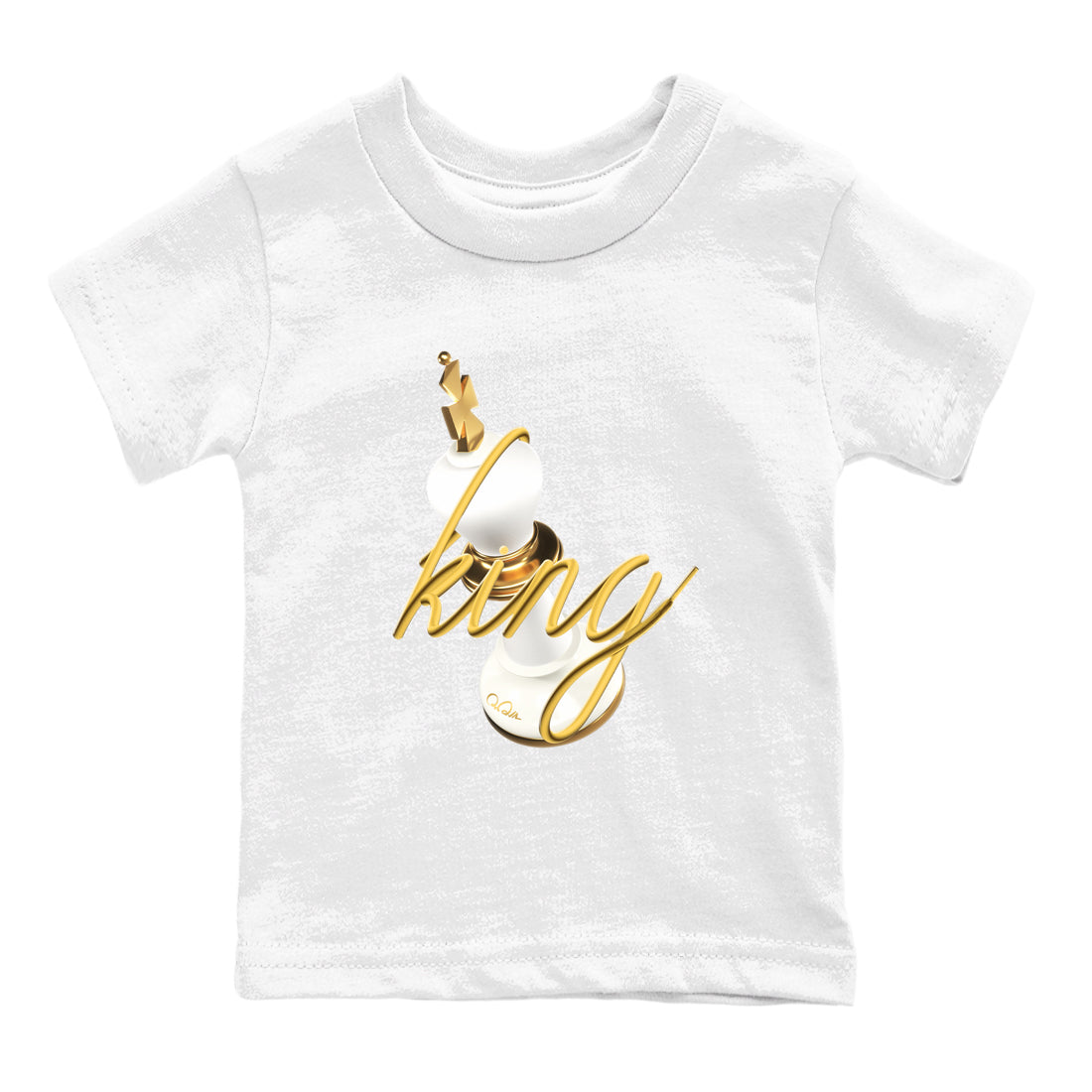 3D King snkmatch Tees Kids - Air Jordan 4 Sail 2024