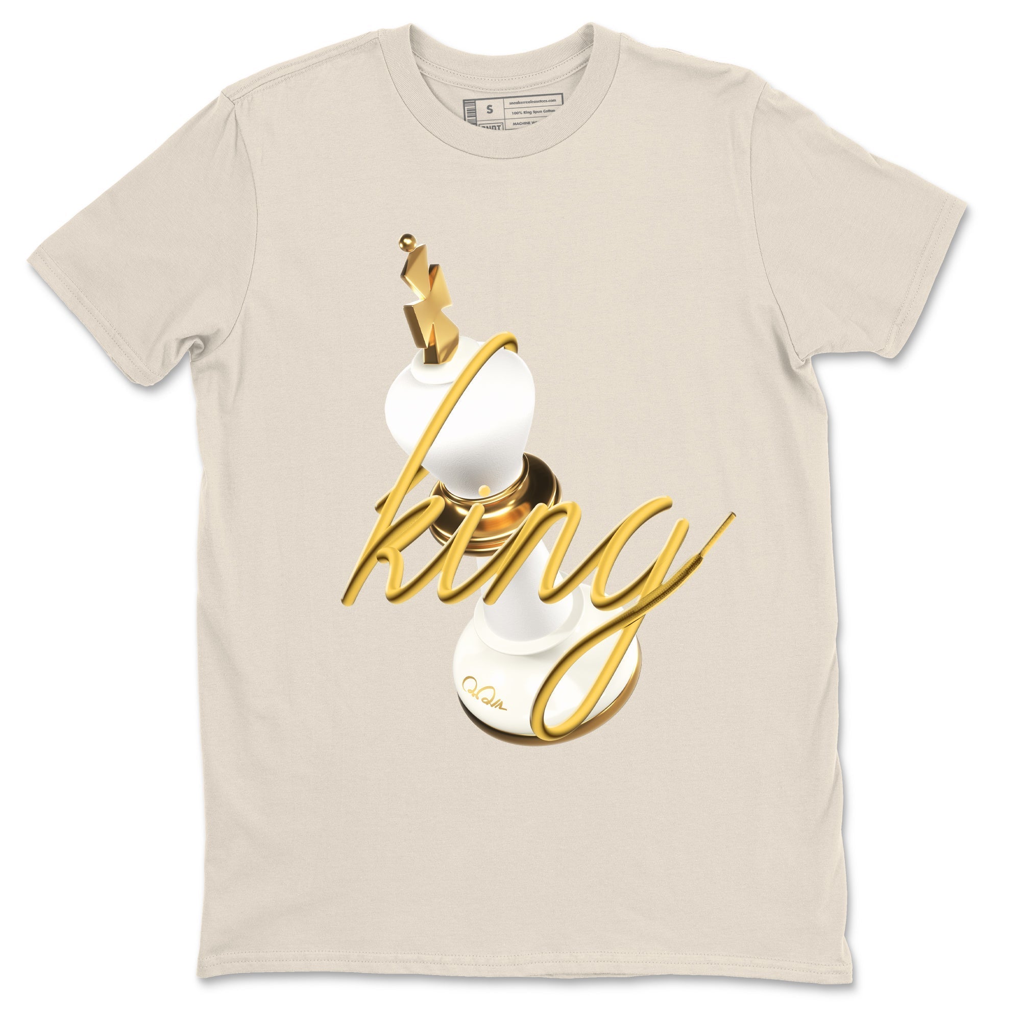 3D King snkmatch Tees - Air Jordan 4 Sail 2024