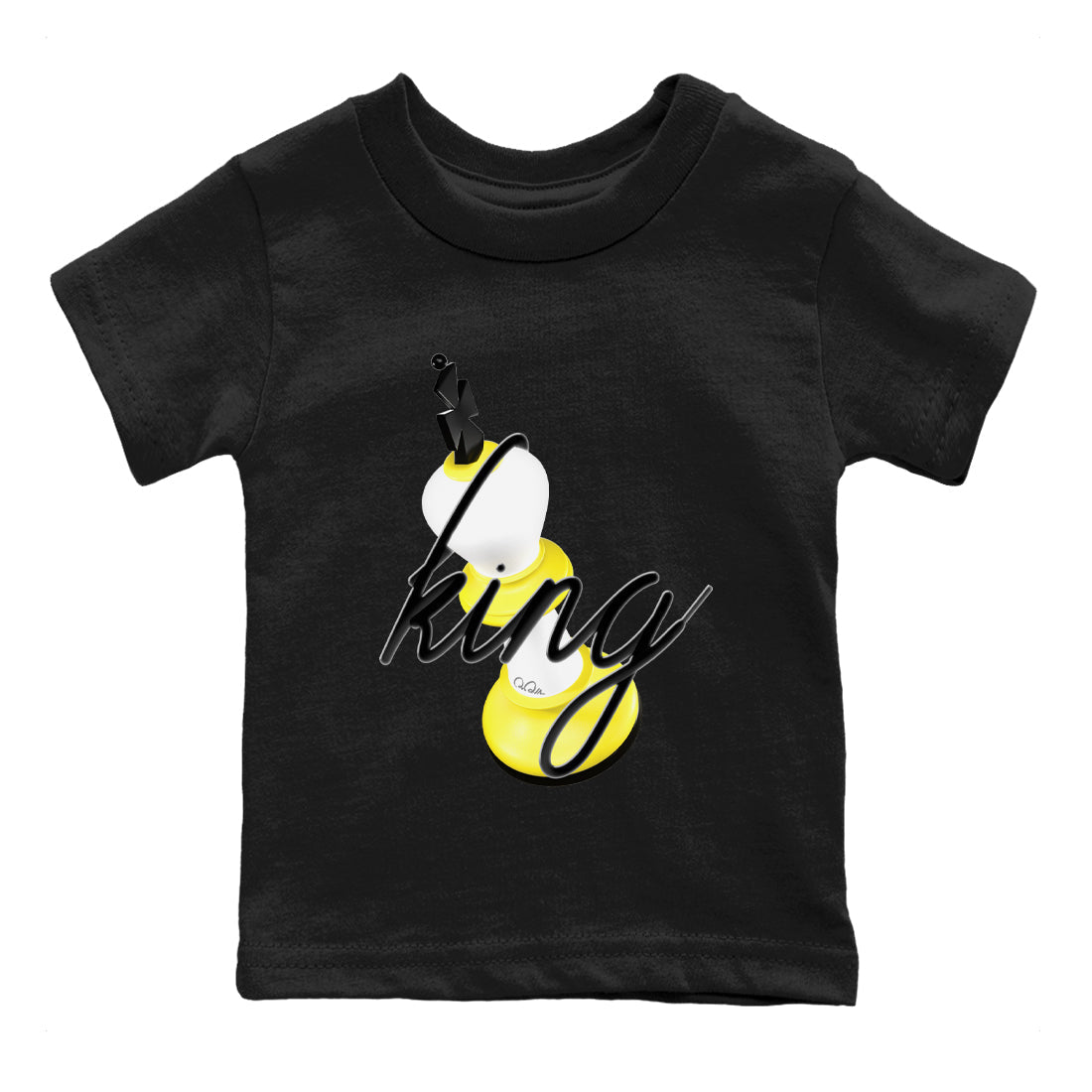 3D King snkmatch Tees Kids - Air Jordan 4 Vivid Sulfur