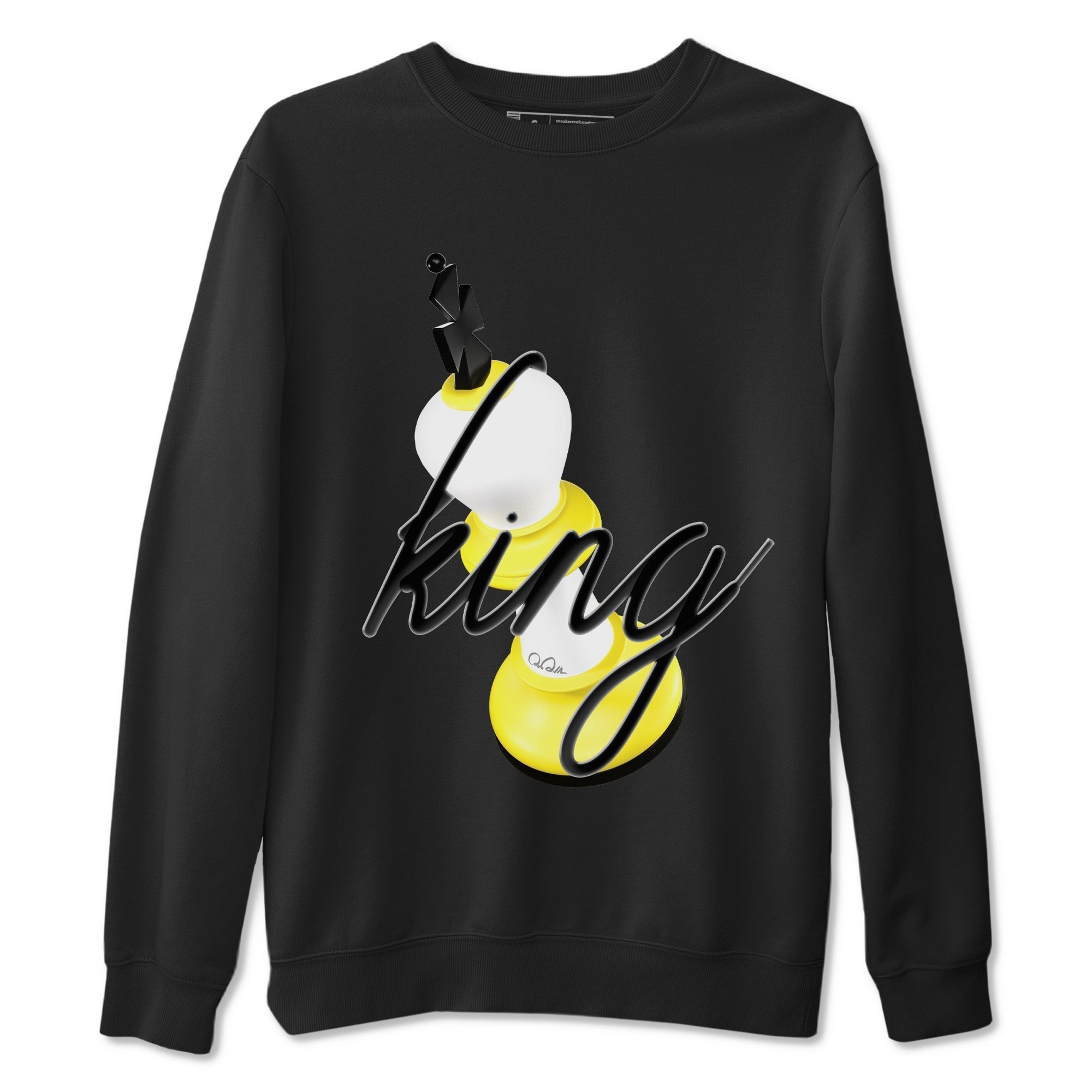 3D King snkmatch Tees - Air Jordan 4 Vivid Sulfur
