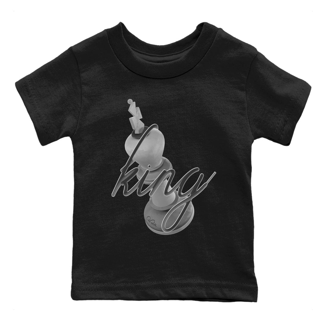 3D King snkmatch Tees Kids - Air Jordan 4 Wet Cement