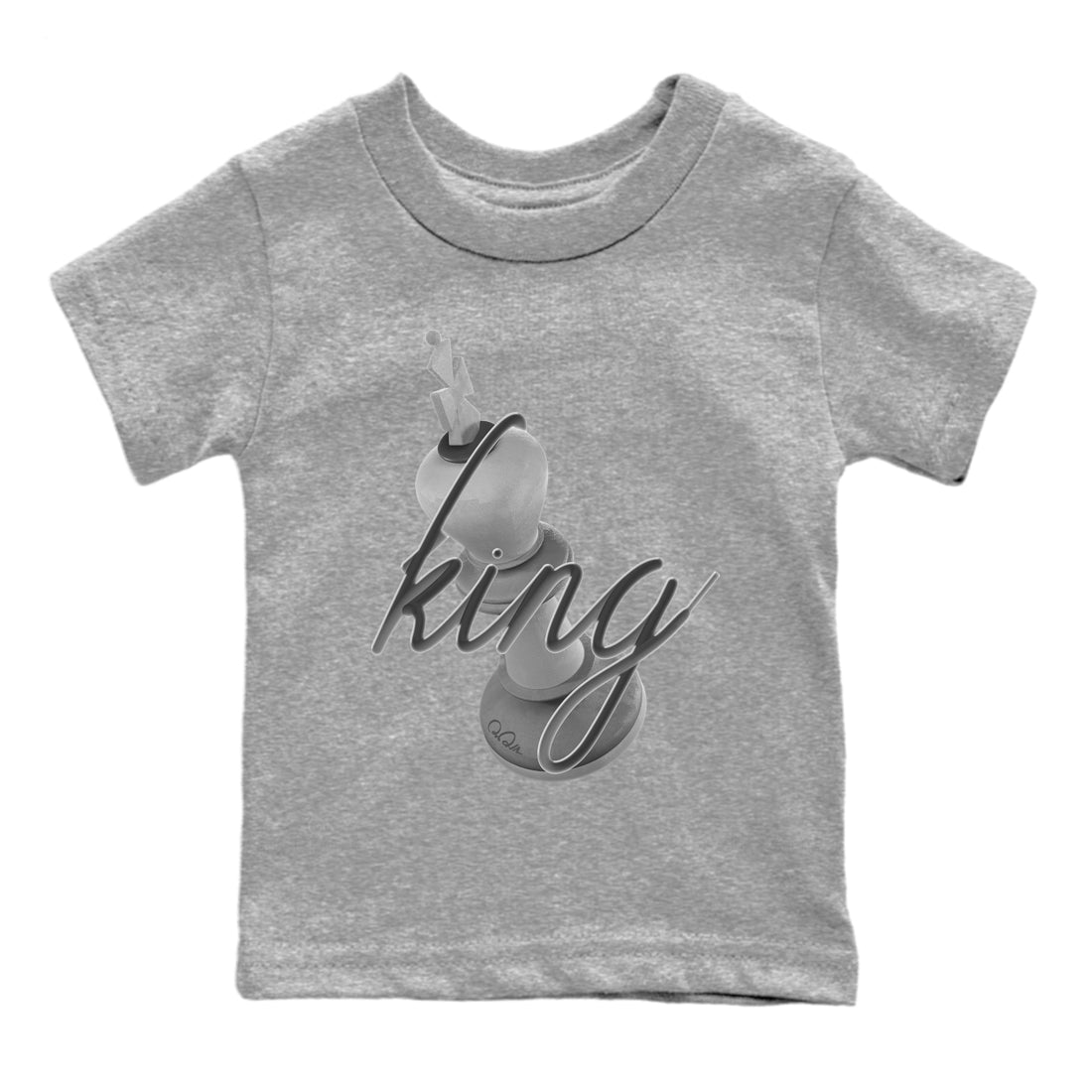 3D King snkmatch Tees Kids - Air Jordan 4 Wet Cement