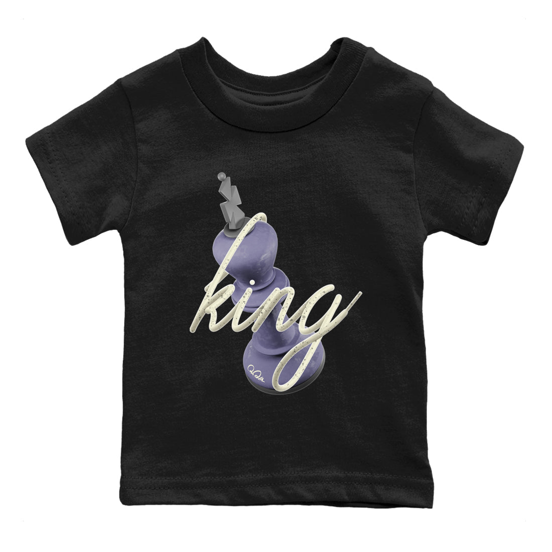 3D King Kids Tops - Air Jordan 5 Indigo Haze