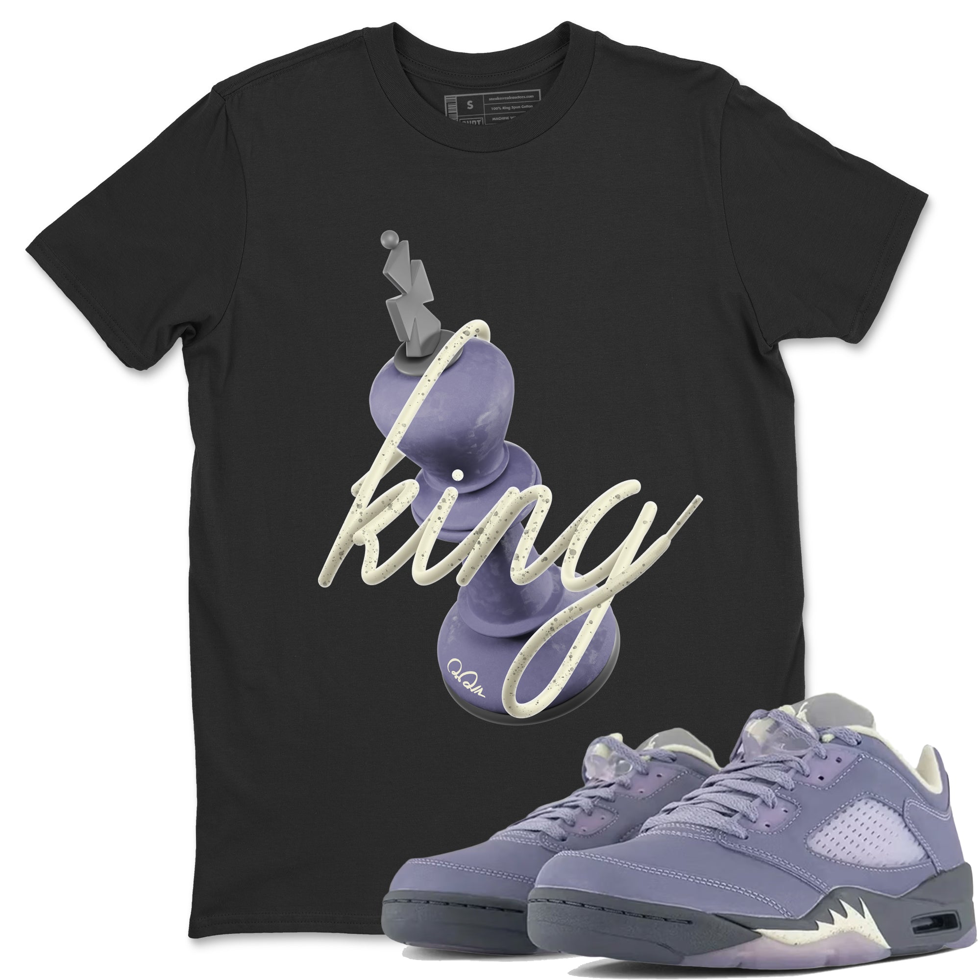 3D King Unisex Tops - Air Jordan 5 Indigo Haze