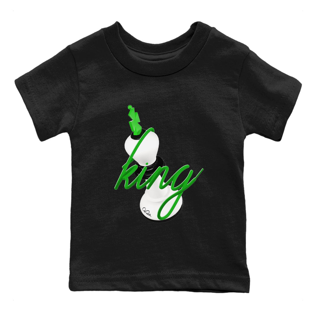 3D King snkmatch Tees Kids - Air Jordan 5 Lucky Green