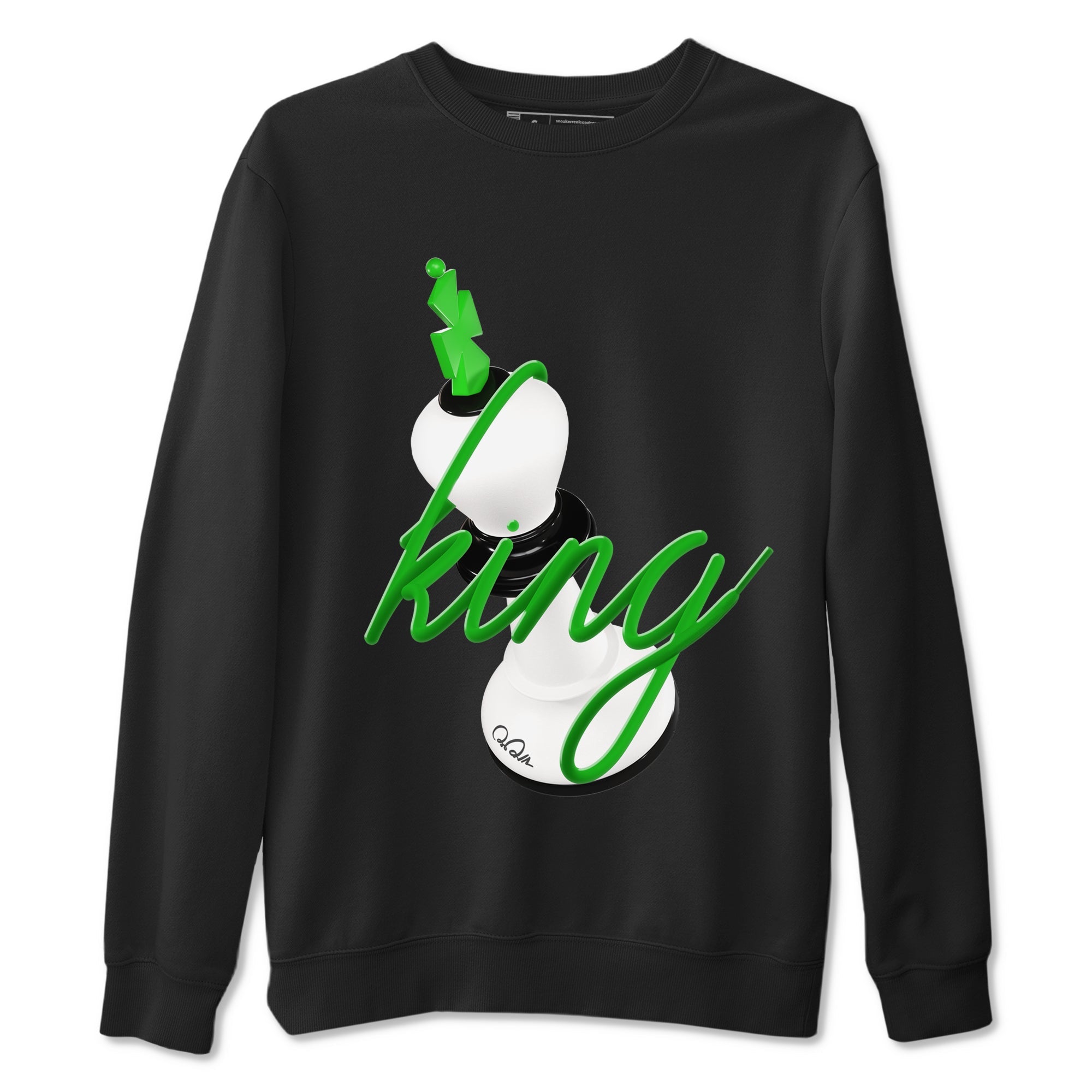 3D King snkmatch Tees - Air Jordan 5 Lucky Green